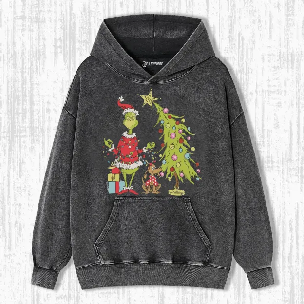 GRINCH CHRISTMAS TREE HOODIE