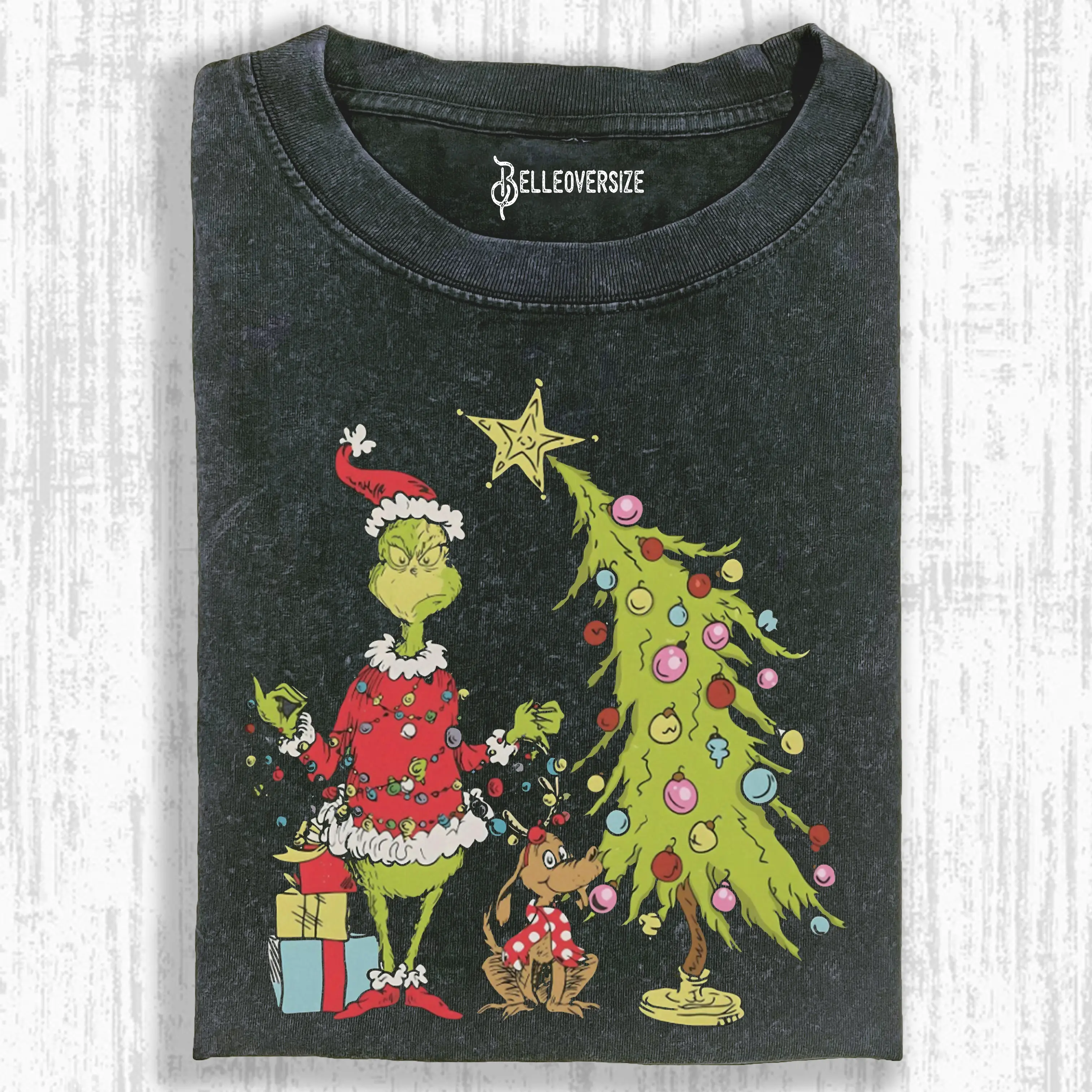 GRINCH CHRISTMAS TREE T-SHIRTS