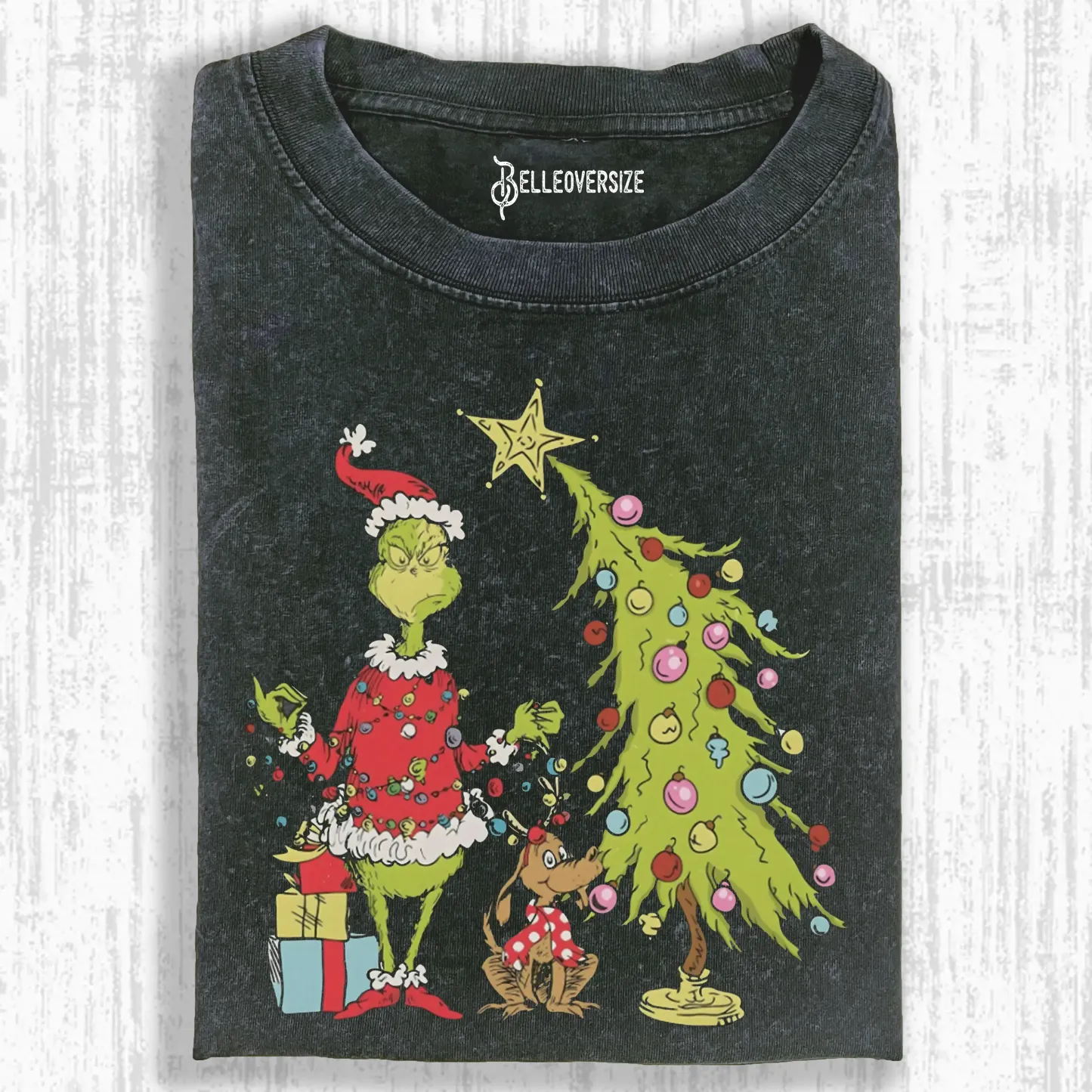 GRINCH CHRISTMAS TREE T-SHIRTS