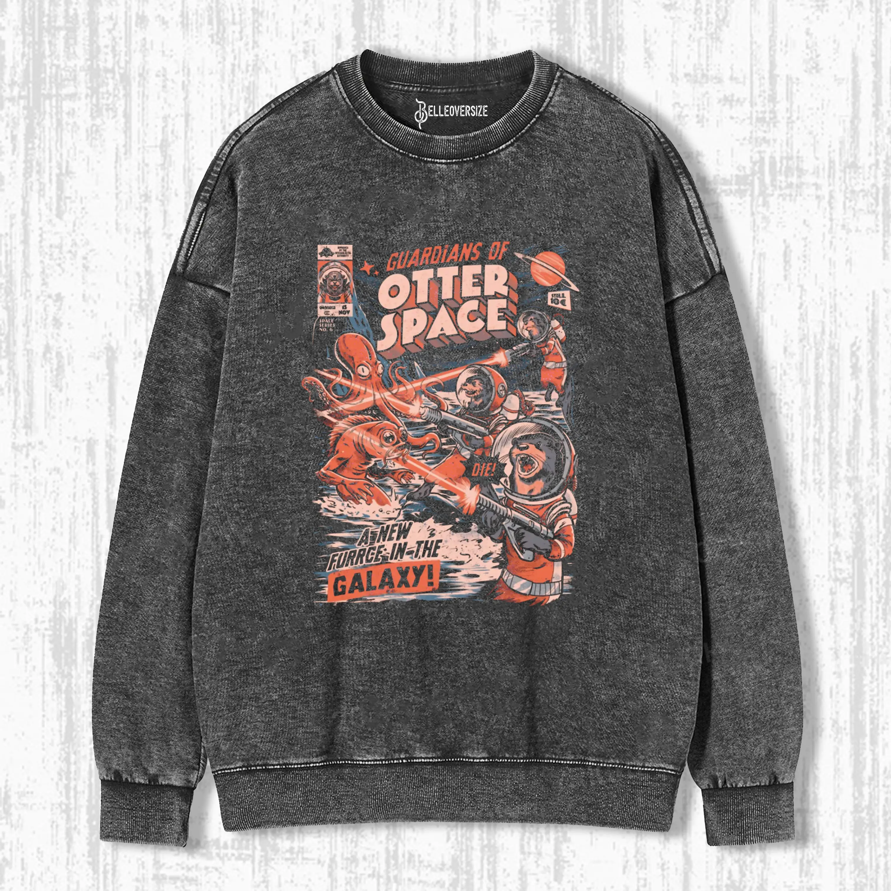 GUARDIANS OF OTTER SPACEFUNNY RETRO SWEATSHIRTS