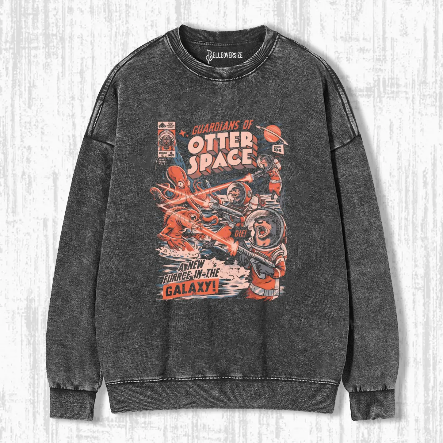 GUARDIANS OF OTTER SPACEFUNNY RETRO SWEATSHIRTS