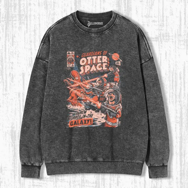 GUARDIANS OF OTTER SPACEFUNNY RETRO SWEATSHIRTS