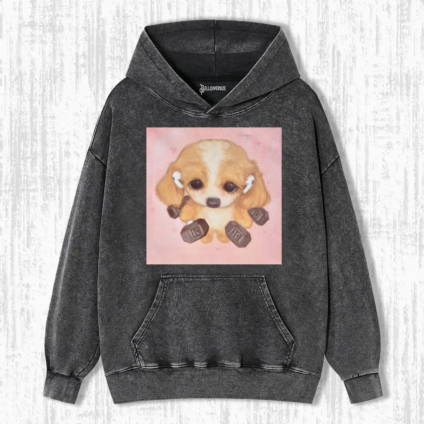 GYM RAT PUP HOODIE