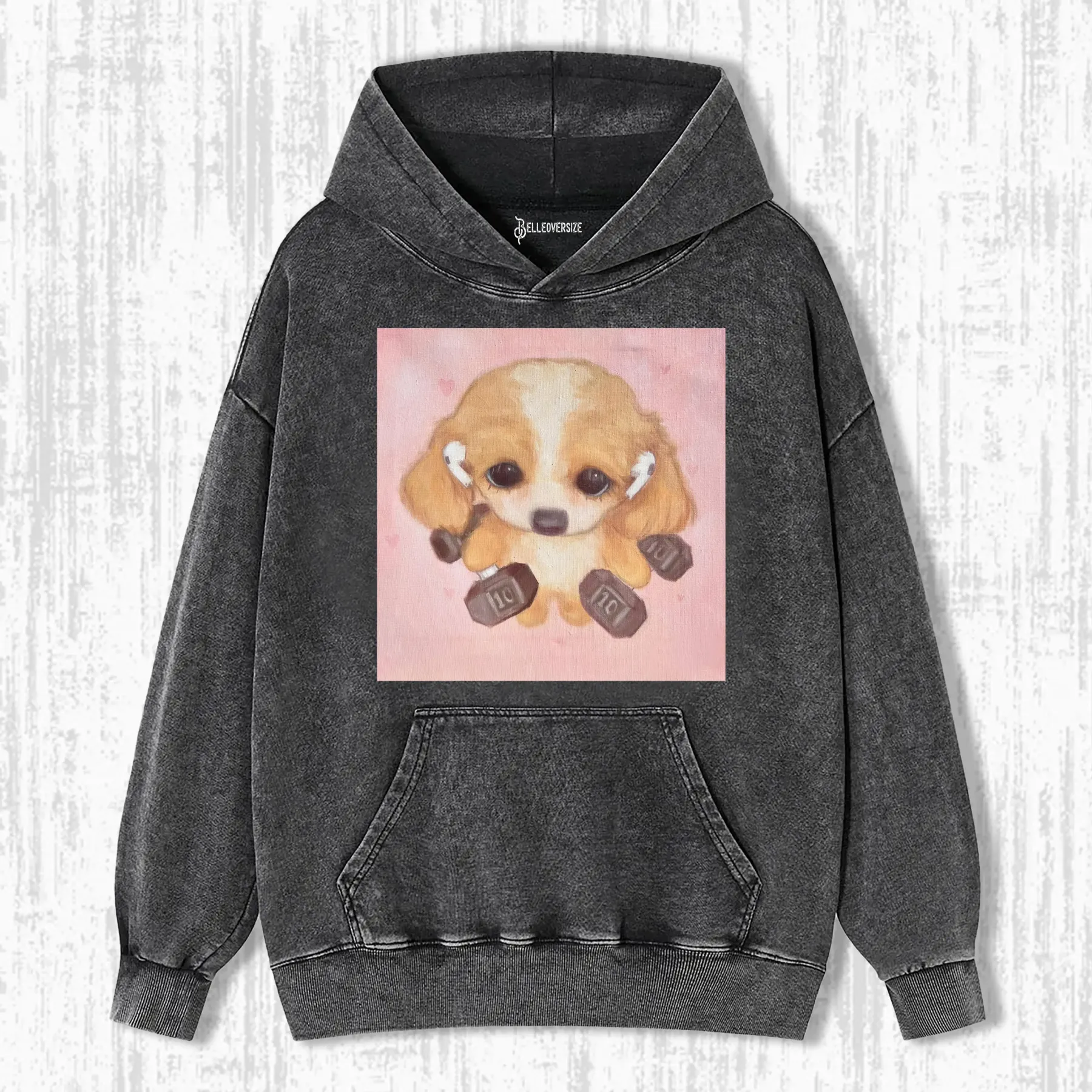 GYM RAT PUP HOODIE