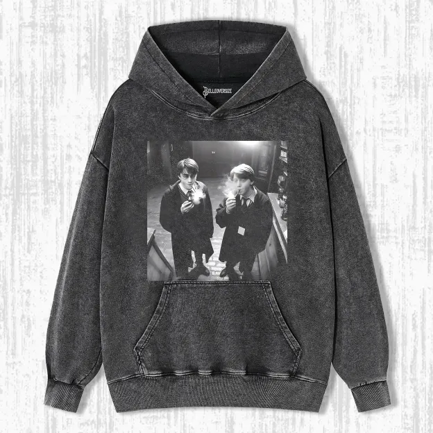 HARRY AND RON SMOKING HOODIE