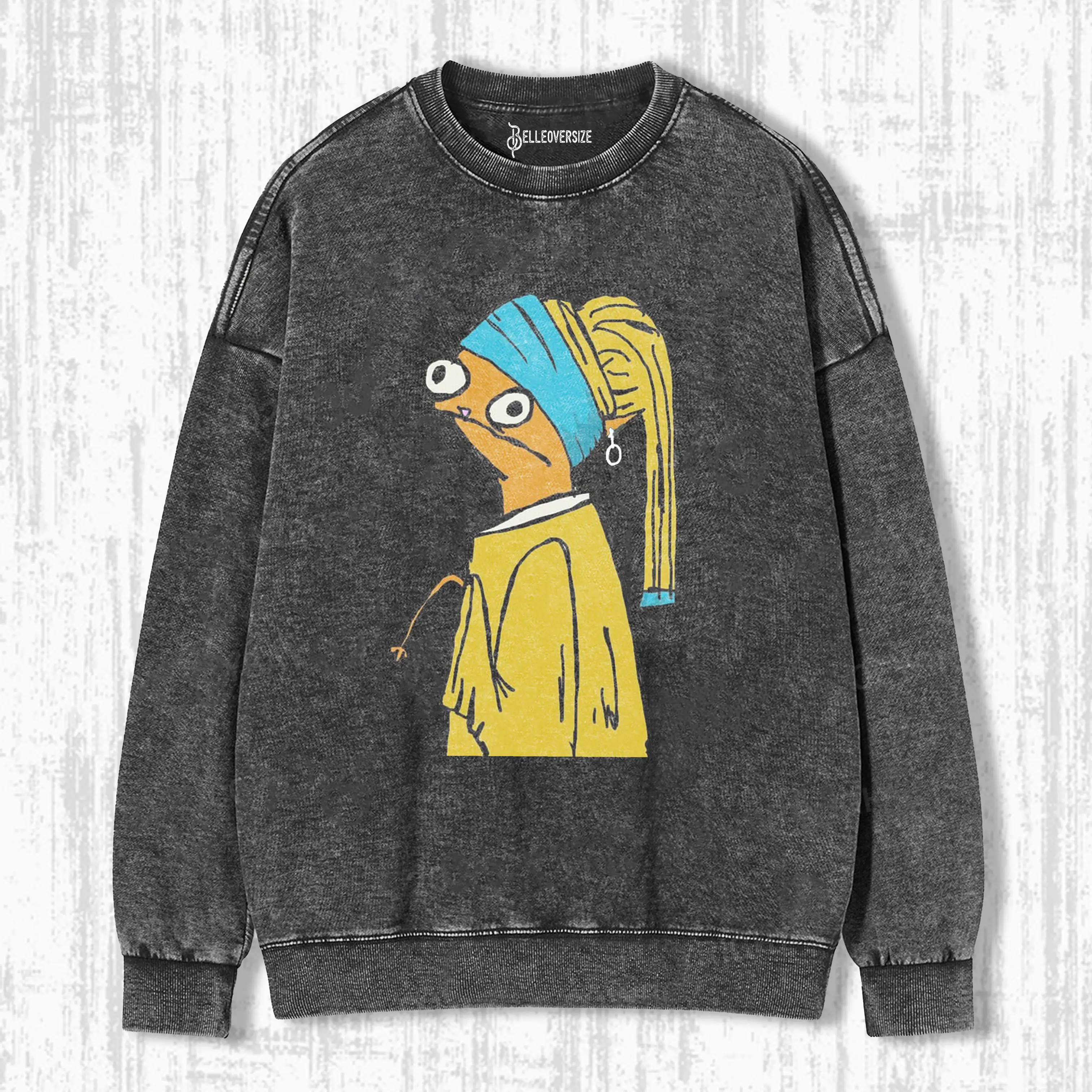 HET MEISJE MET DE PAREL SWEATSHIRTS