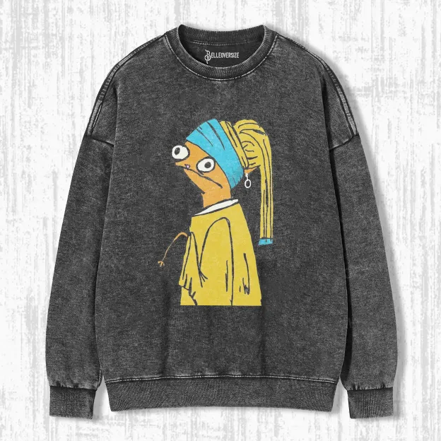 HET MEISJE MET DE PAREL SWEATSHIRTS