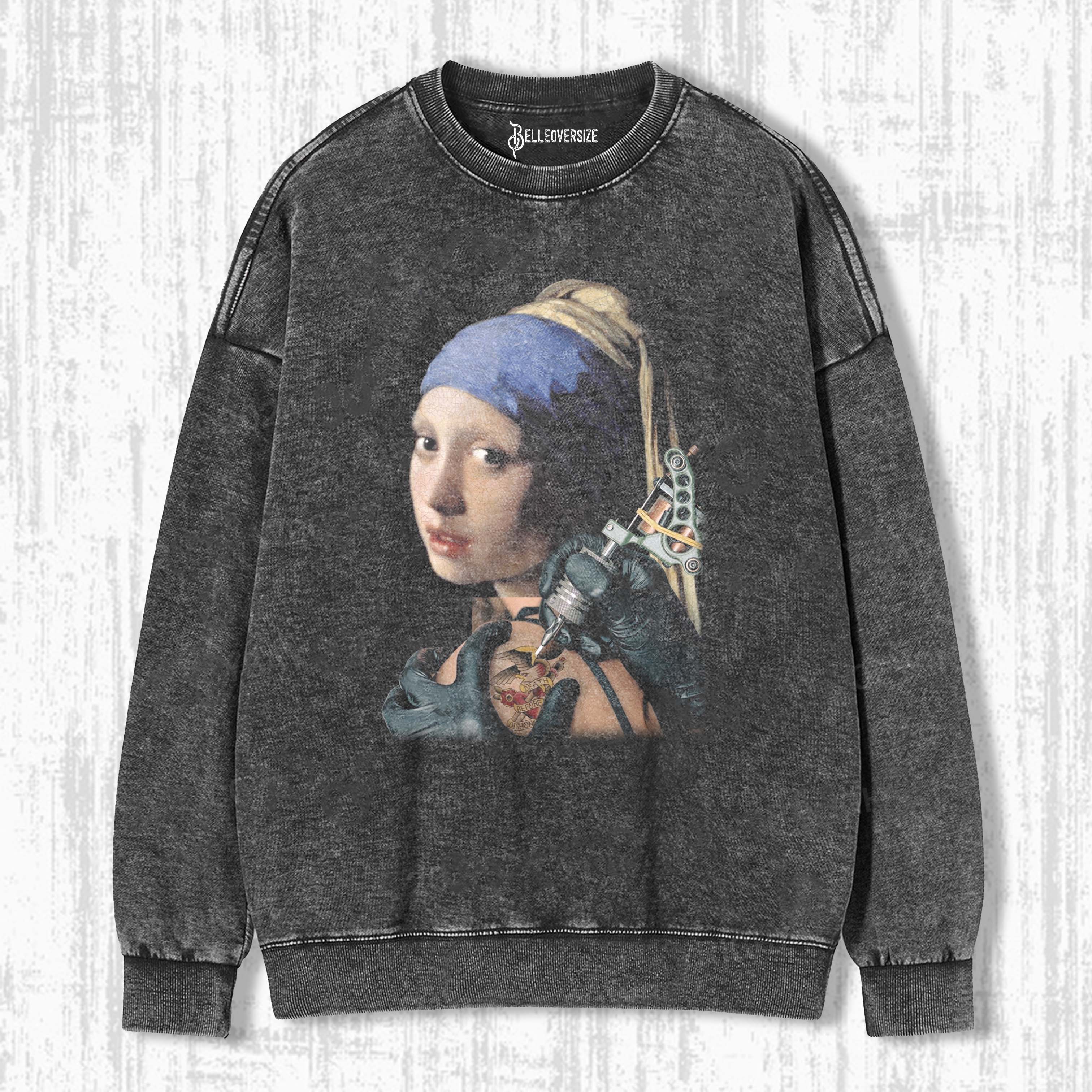 HET MEISJE MET DE PAREL SWEATSHIRTS 