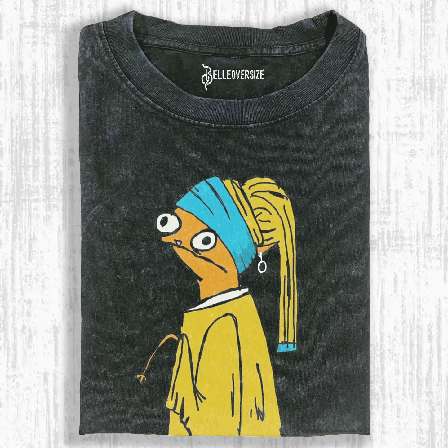 HET MEISJE MET DE PAREL T-SHIRT