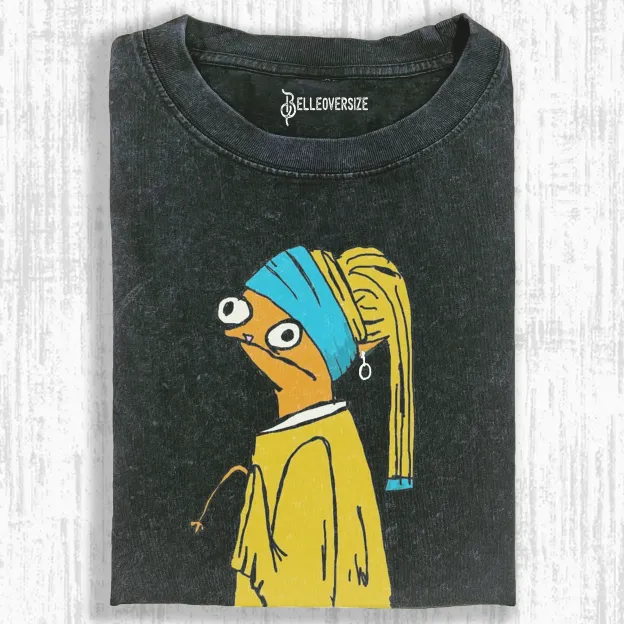 HET MEISJE MET DE PAREL T-SHIRT