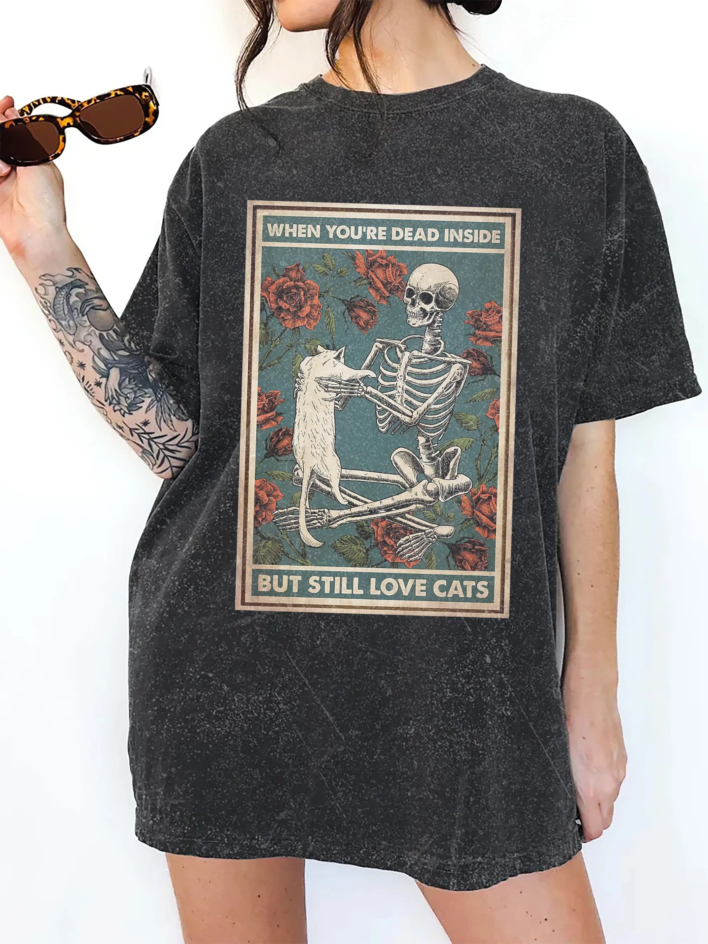 I AM DEAD INSIDE BECAUSE I STILL LOVE ONE CAT T-SHIRT