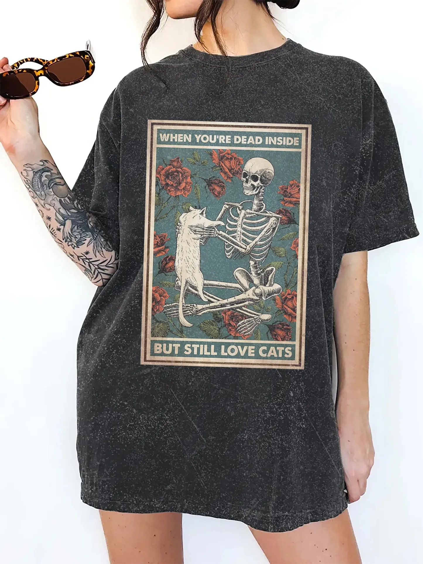 I AM DEAD INSIDE BECAUSE I STILL LOVE ONE CAT T-SHIRT