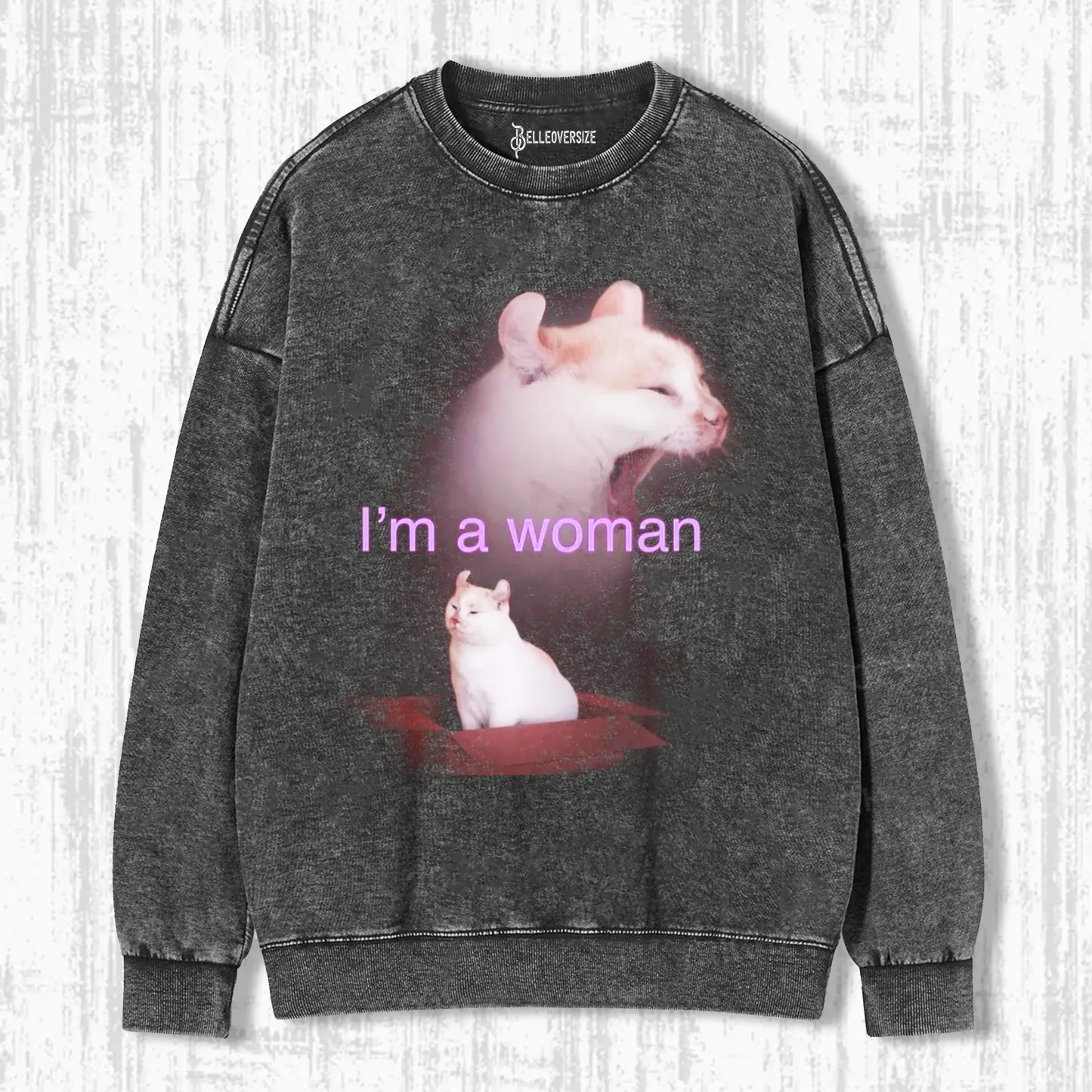 IM A WOMAN SWEATSHIRTS