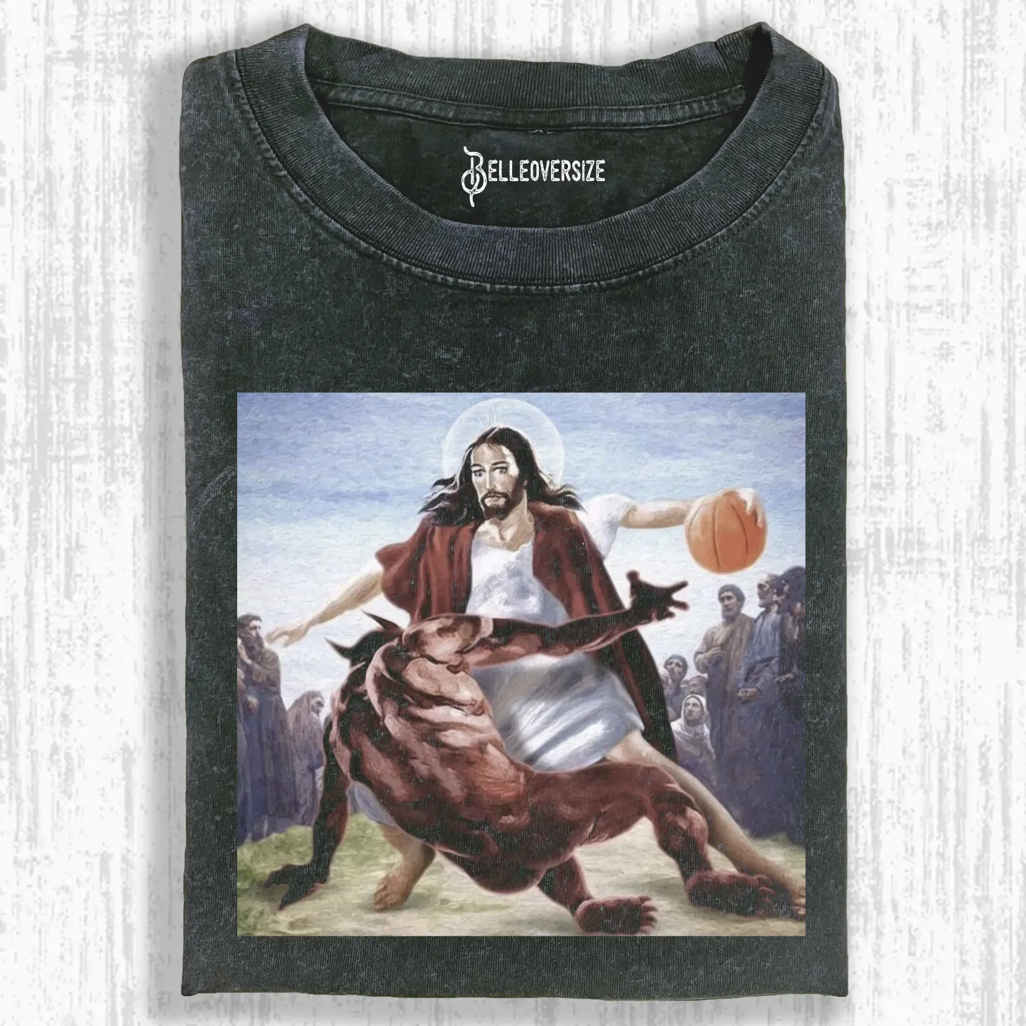 JESUS DRIBBLED THE BALL T-SHIRT