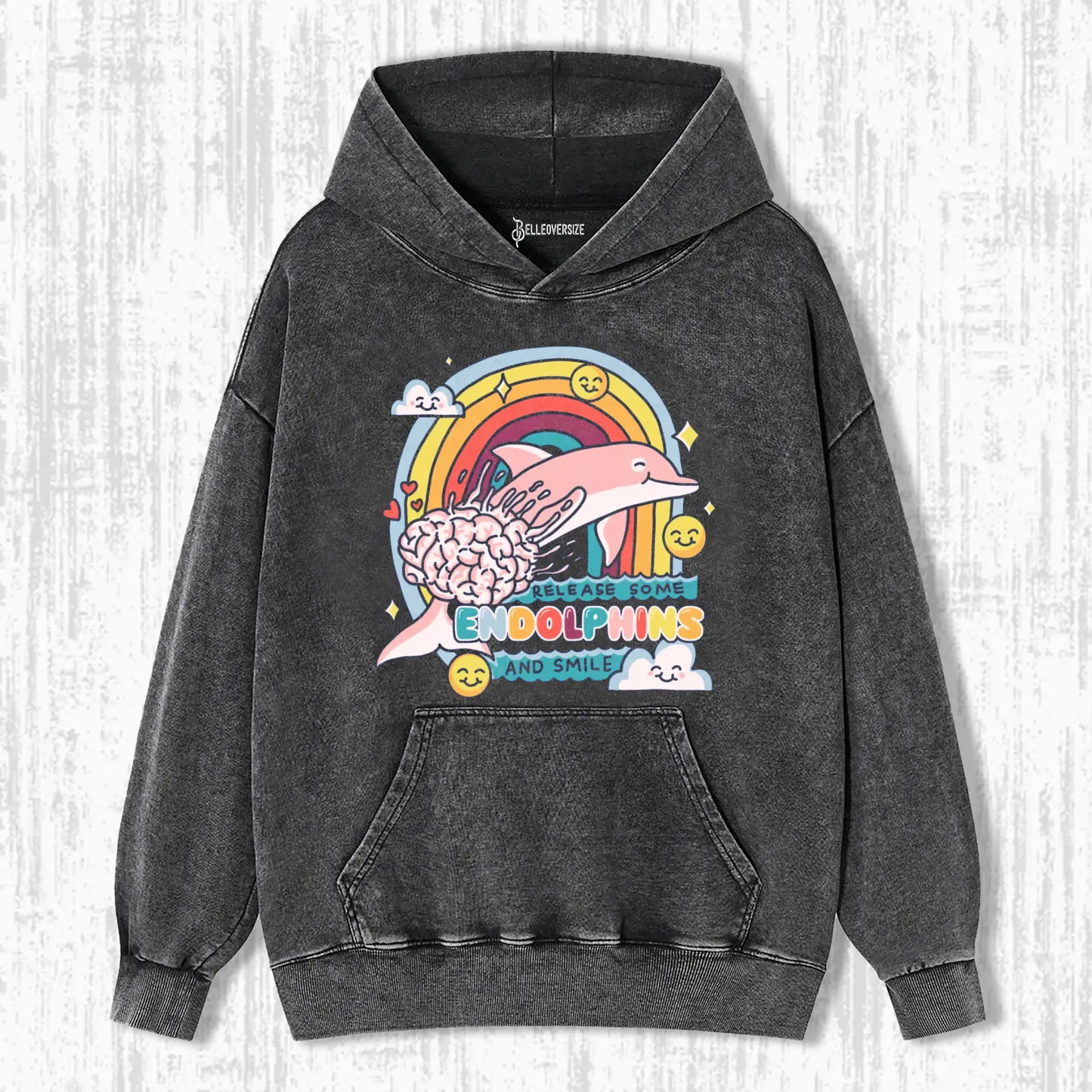 JUMPING DOLPHIN HOODIE