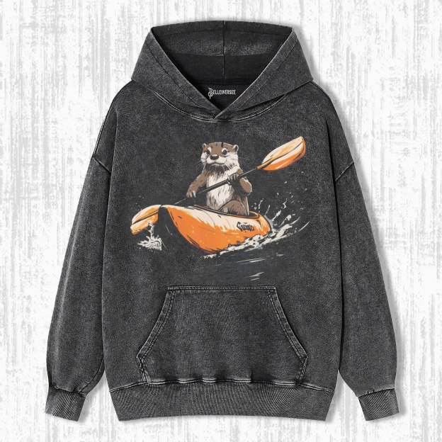 KAYAKING OTTER HOODIE
