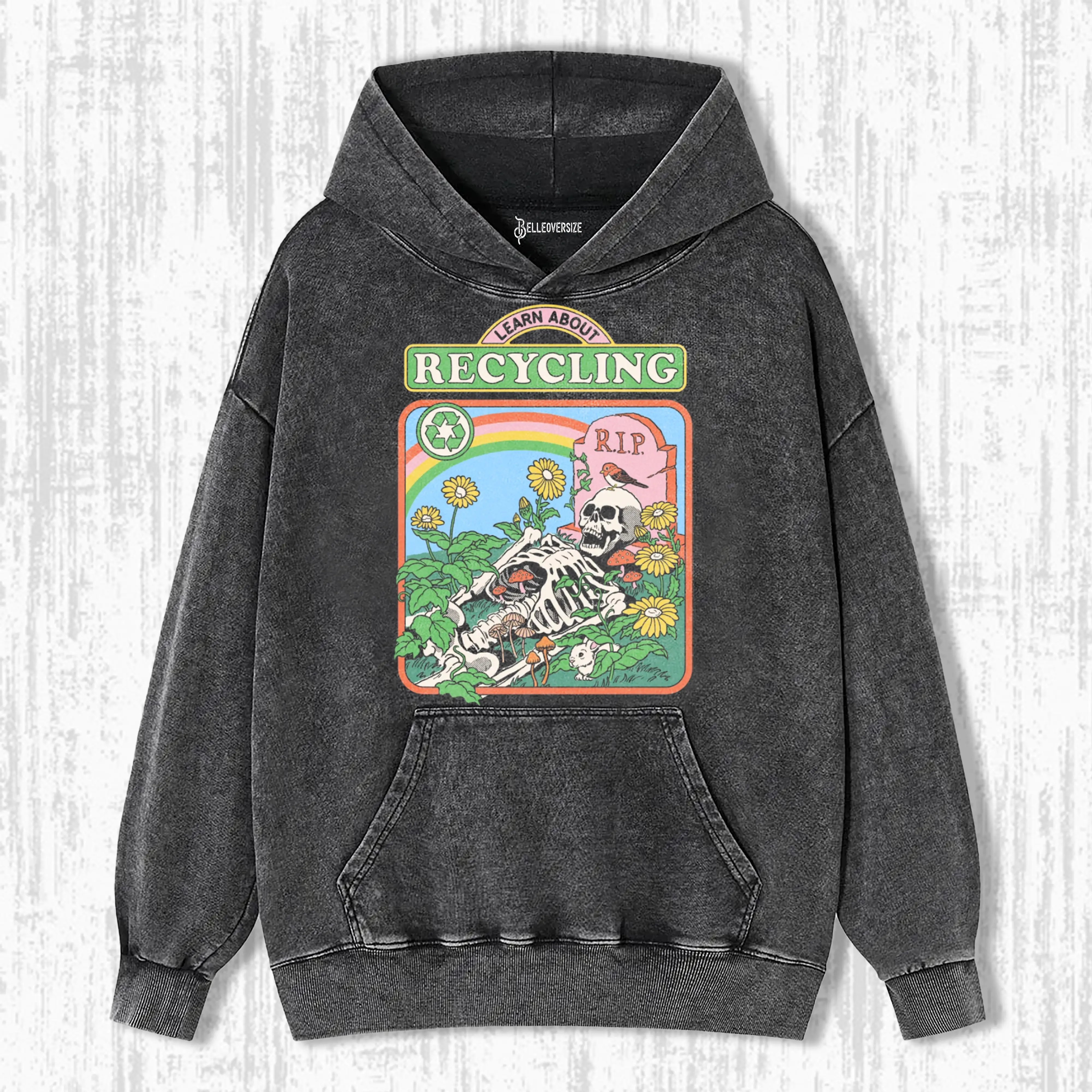 LEARN ABOUT RECYCLING  HOODIE 