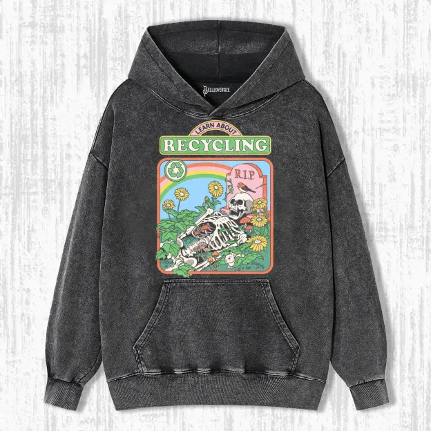 LEARN ABOUT RECYCLING  HOODIE 