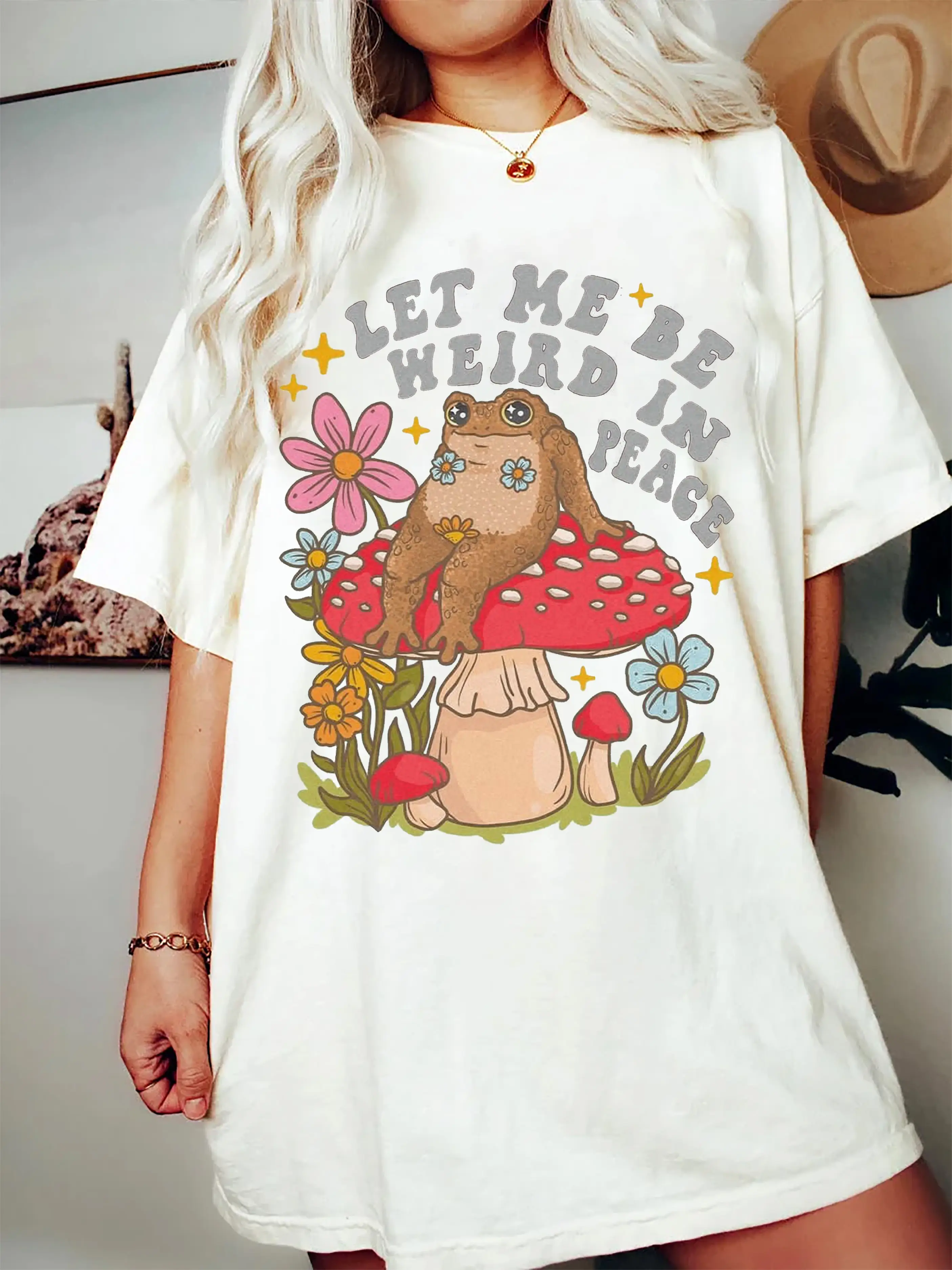 LET ME BE WEIRD IN PEACE T-SHIRTS