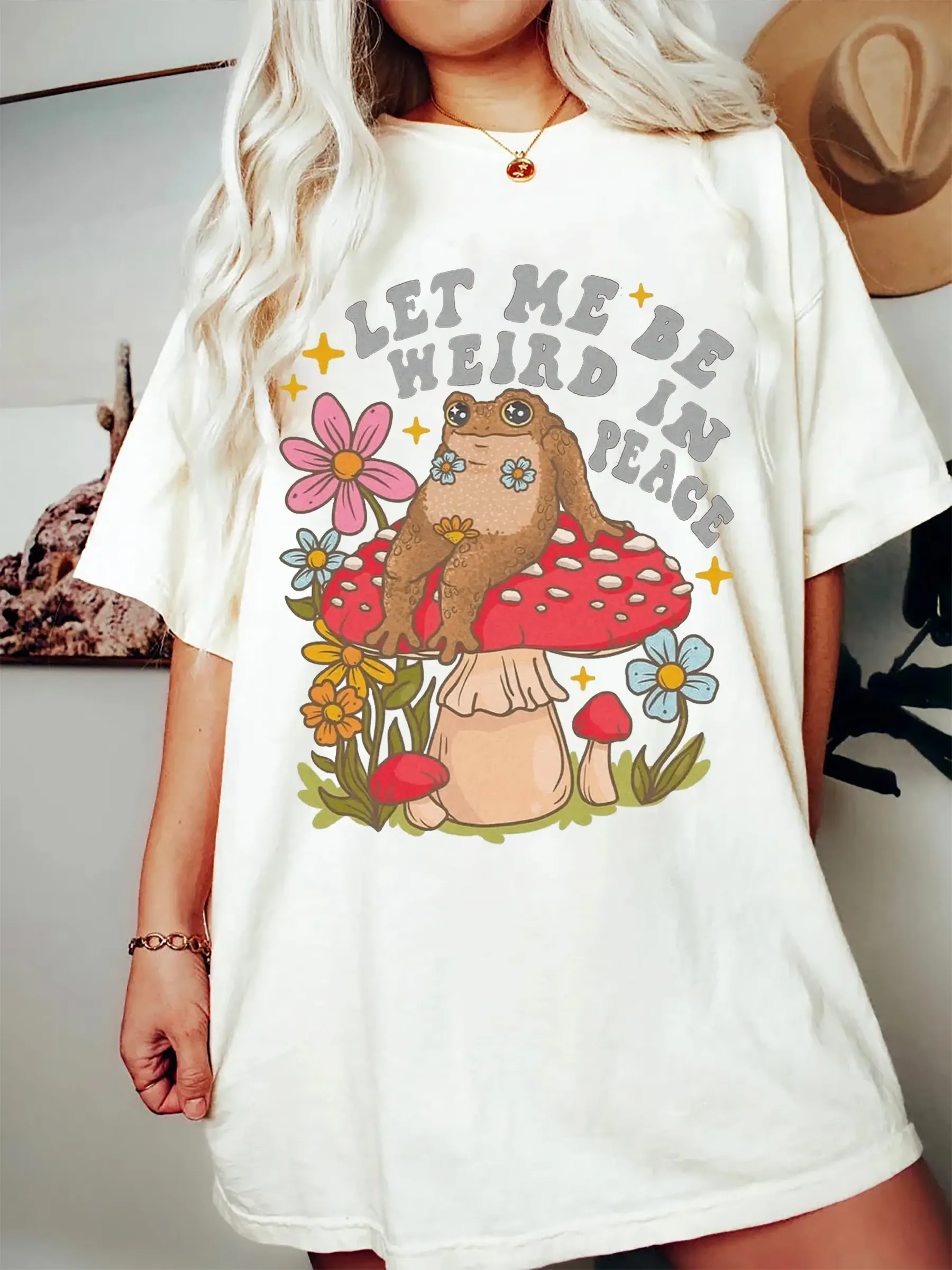 LET ME BE WEIRD IN PEACE T-SHIRTS