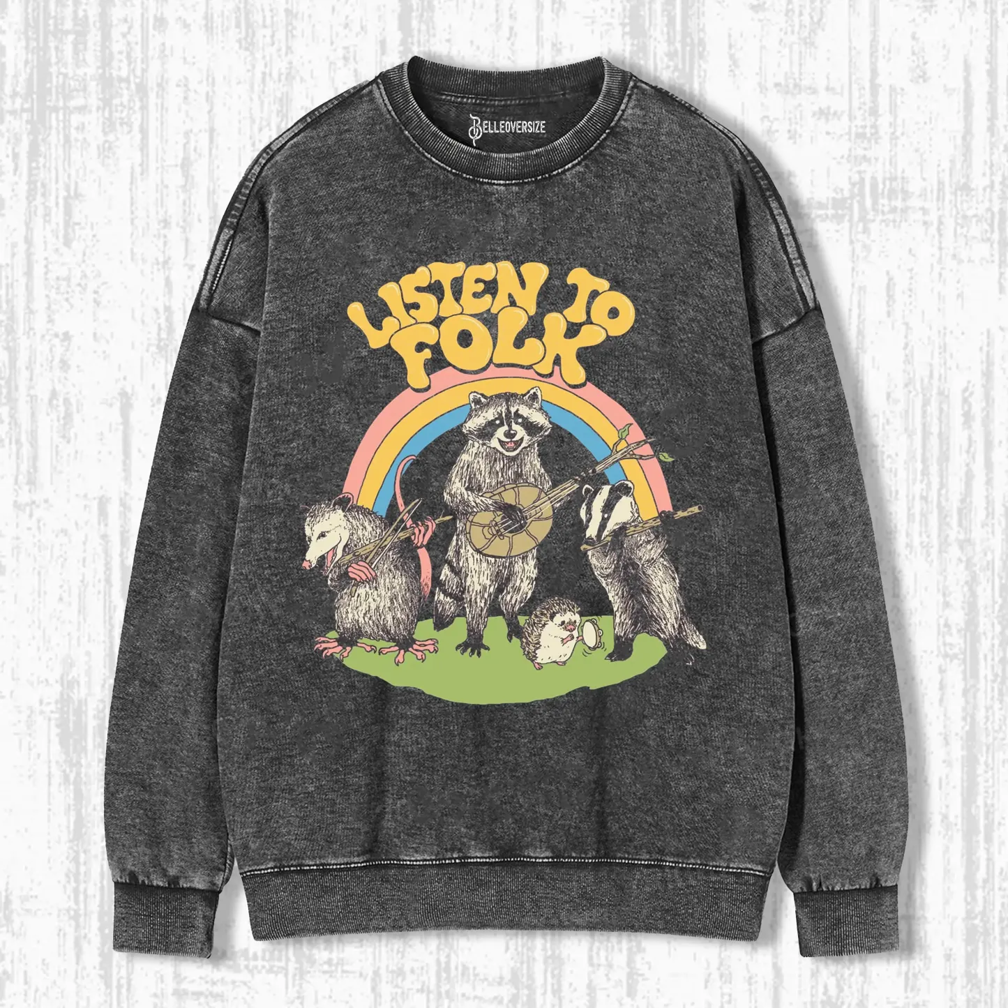 LISTEN TO FOLK MAGNET SWEATSHIRTS
