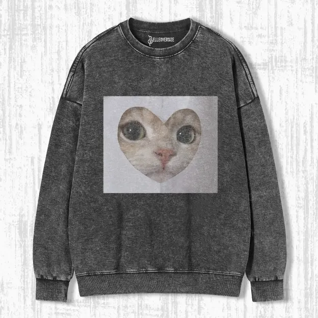 LOVE CAT SWEATSHIRTS