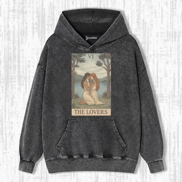 LOVERS TAROT ART HOODIE