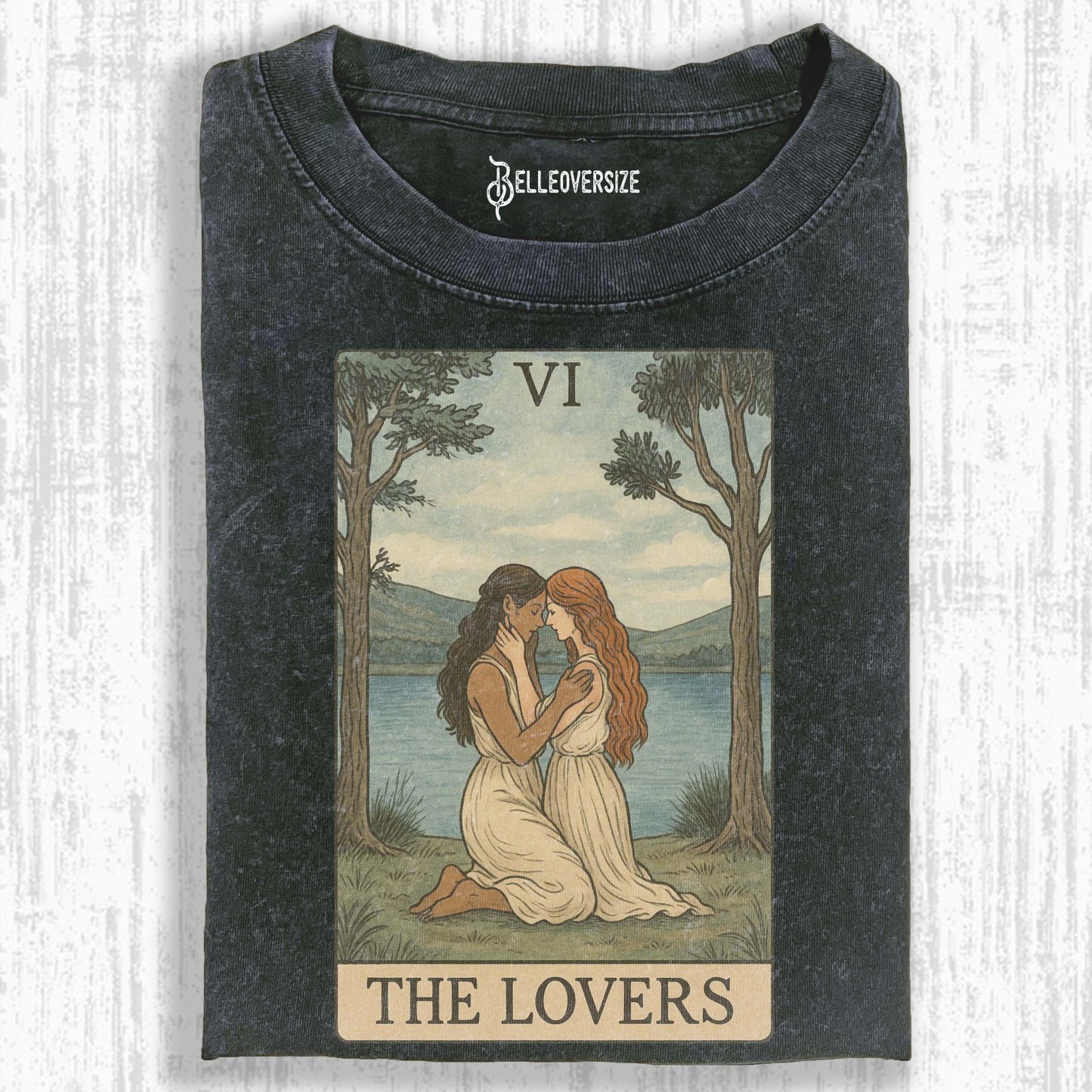 LOVERS TAROT ART T-SHIRT
