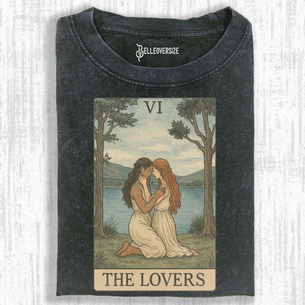 LOVERS TAROT ART T-SHIRT