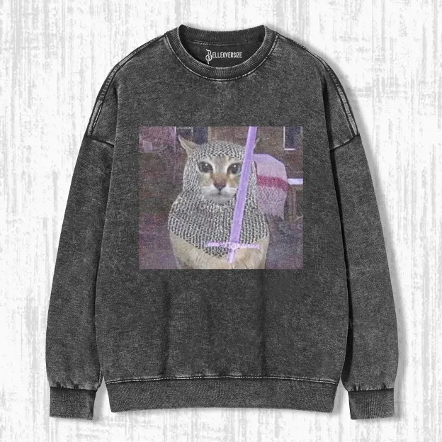 MEDIEVAL CAT SWEATSHIRTS