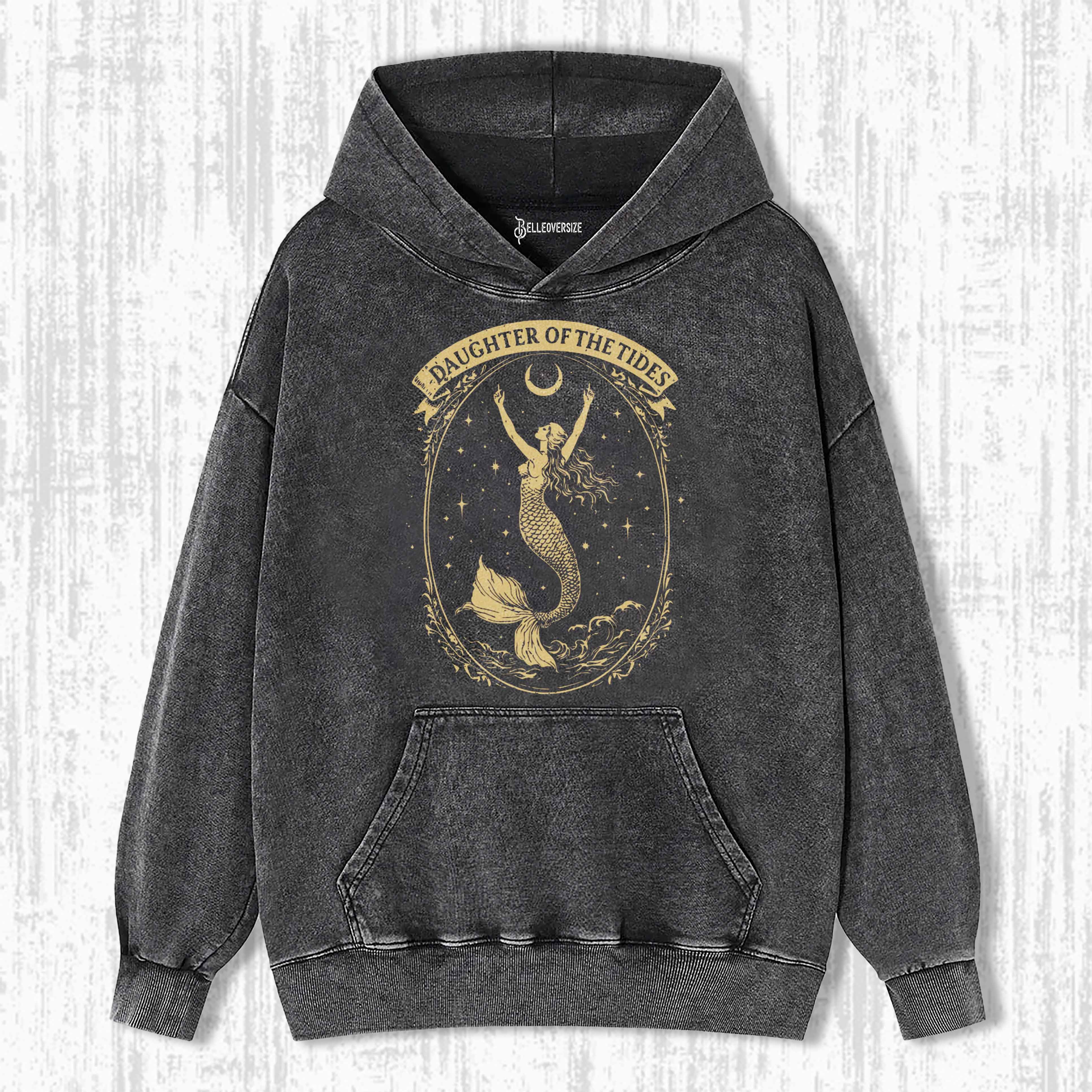 MERMAID RISING GODDESS SIREN MYTHICAL HOODIE