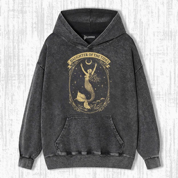 MERMAID RISING GODDESS SIREN MYTHICAL HOODIE