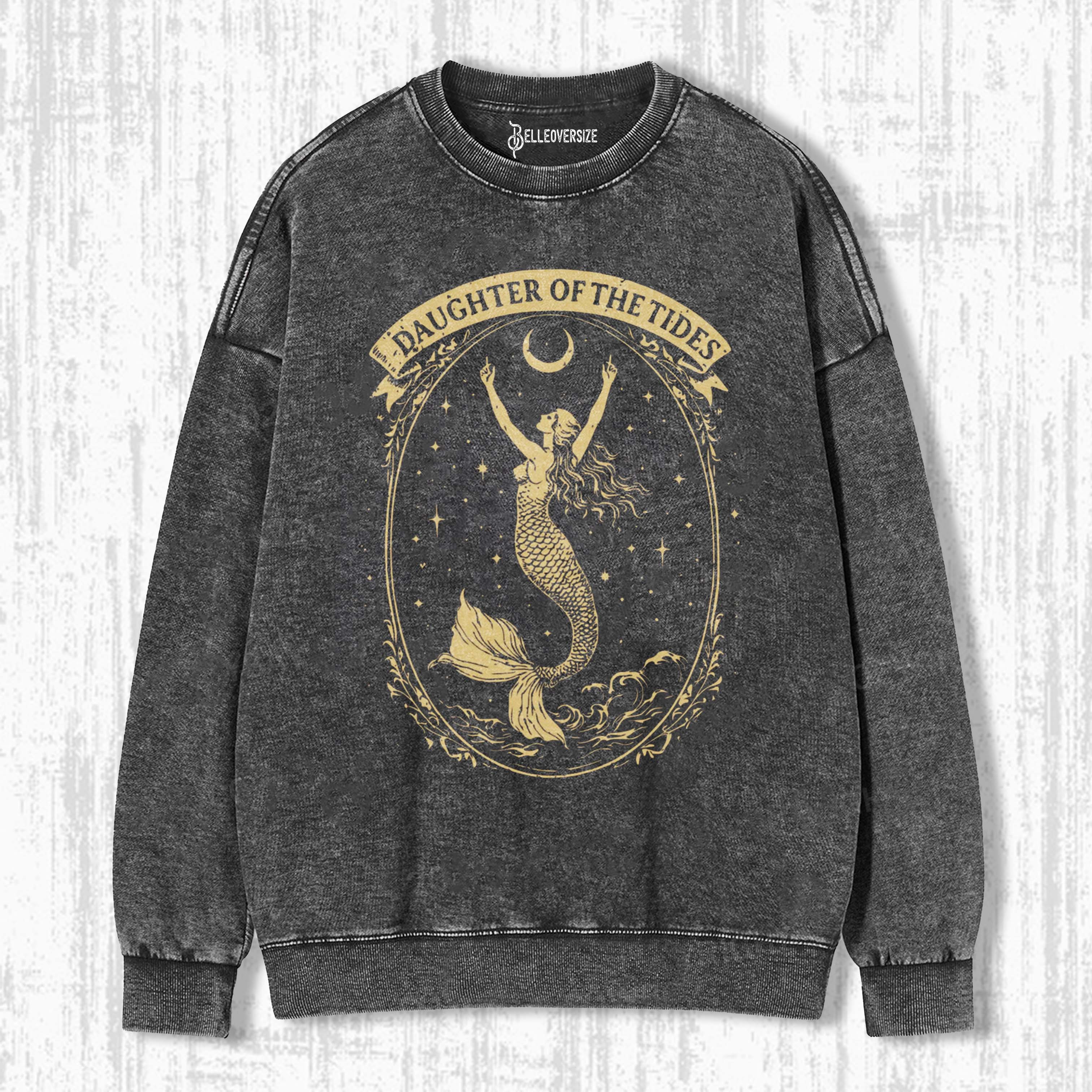 MERMAID RISING GODDESS SIREN MYTHICAL SWEATSHIRTS