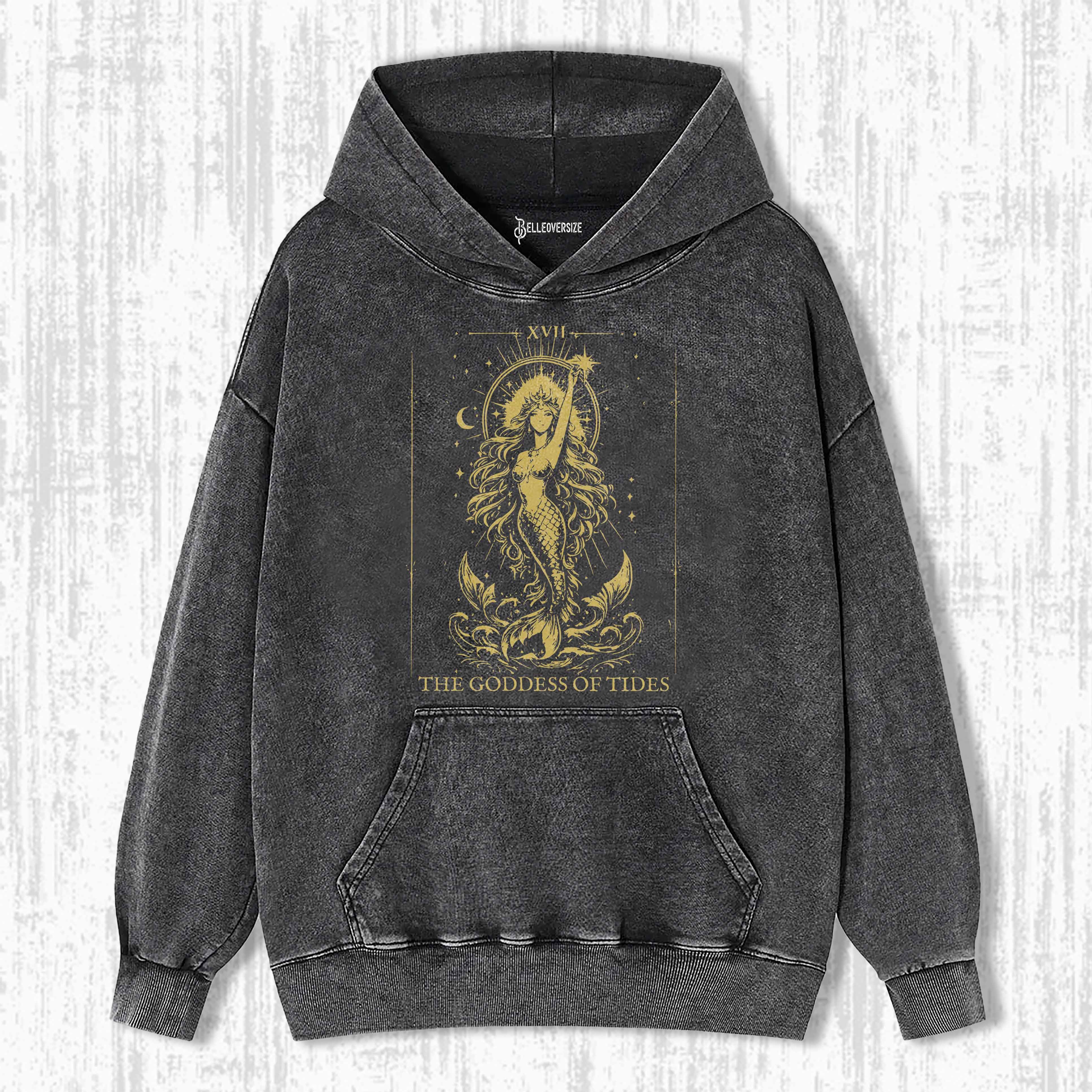 MERMAID TAROT GODDESS SIREN MYTHICAL HOODIE