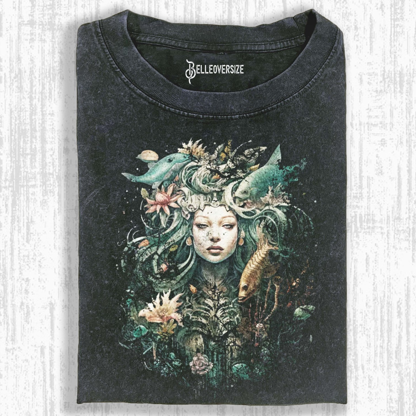 MERMAIDCORE FANTASY MEDUSA LONG SLEEVE T-SHIRT