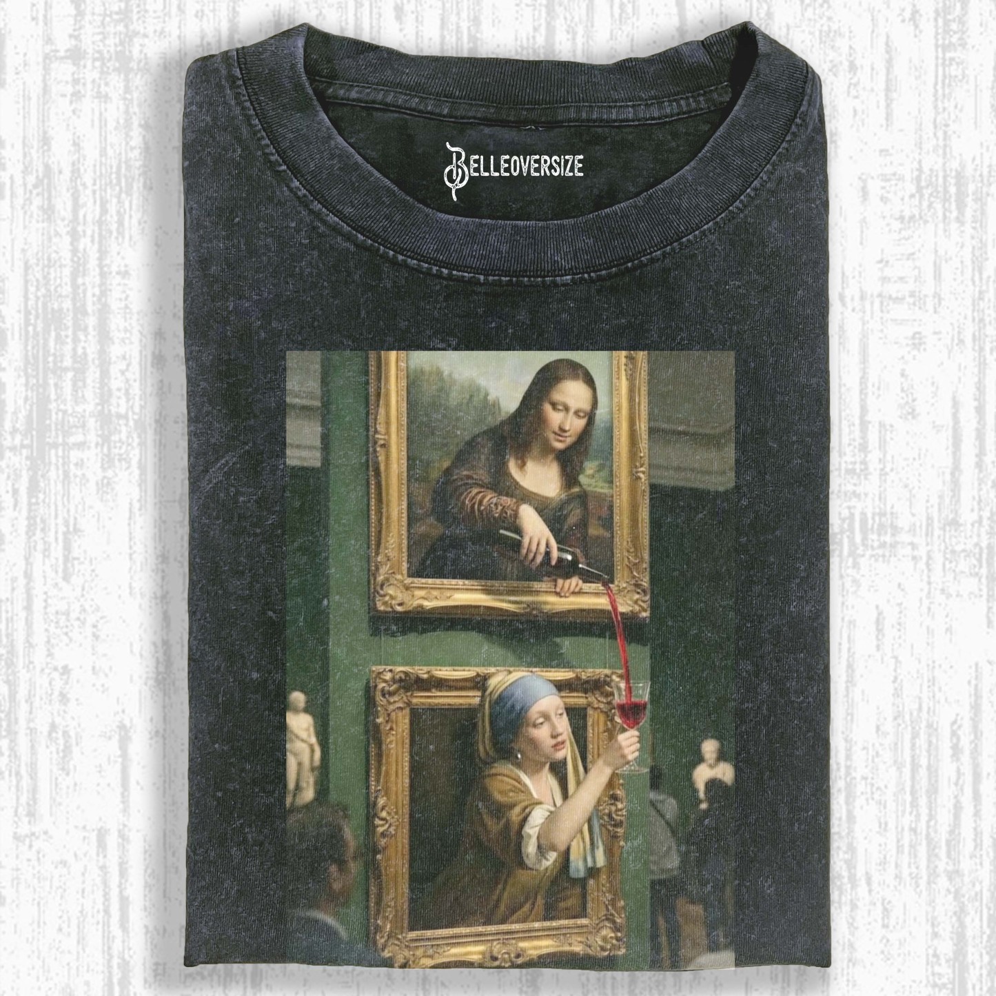 MONA LISA & GIRL WITH A PEARL EARRING T-SHIRT