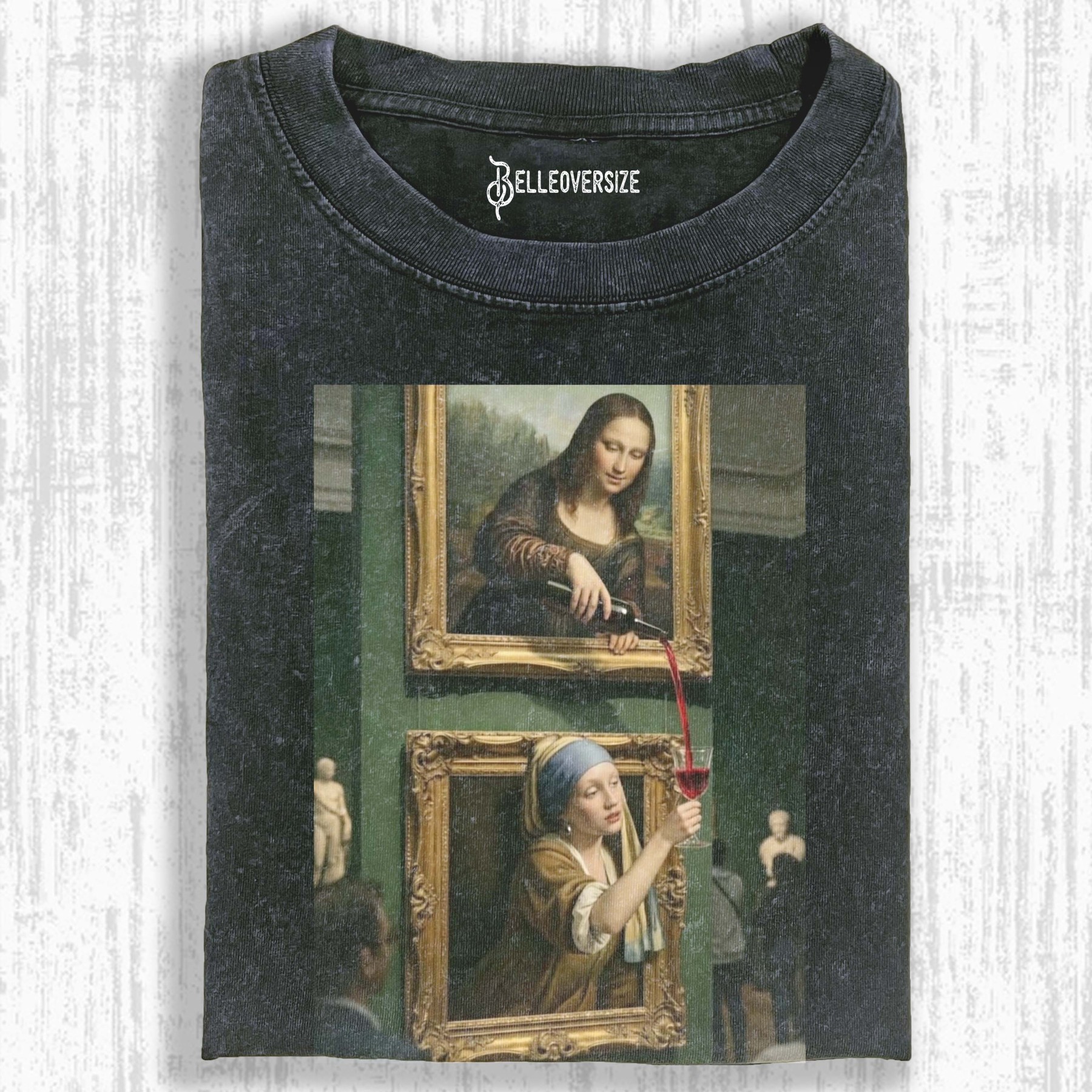 MONA LISA & GIRL WITH A PEARL EARRING T-SHIRT