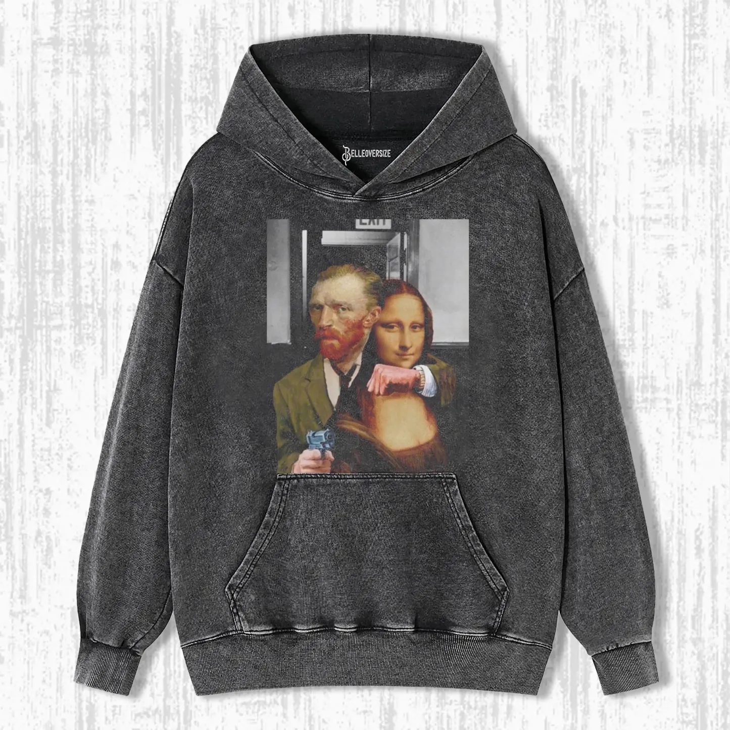 MONA LISA VAN GOGH HOSTAGE HOODIE