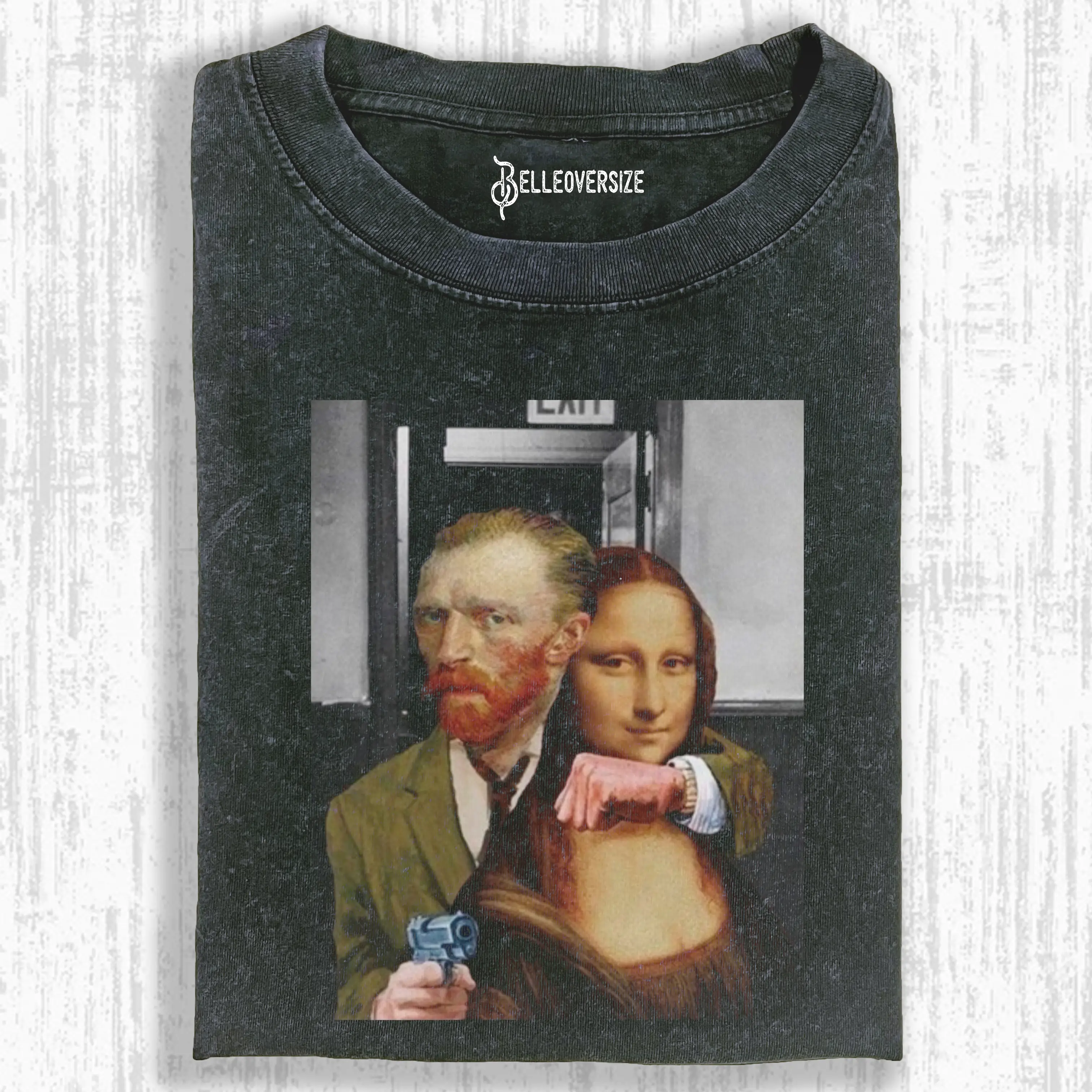 MONA LISA VAN GOGH HOSTAGE T-SHIRT