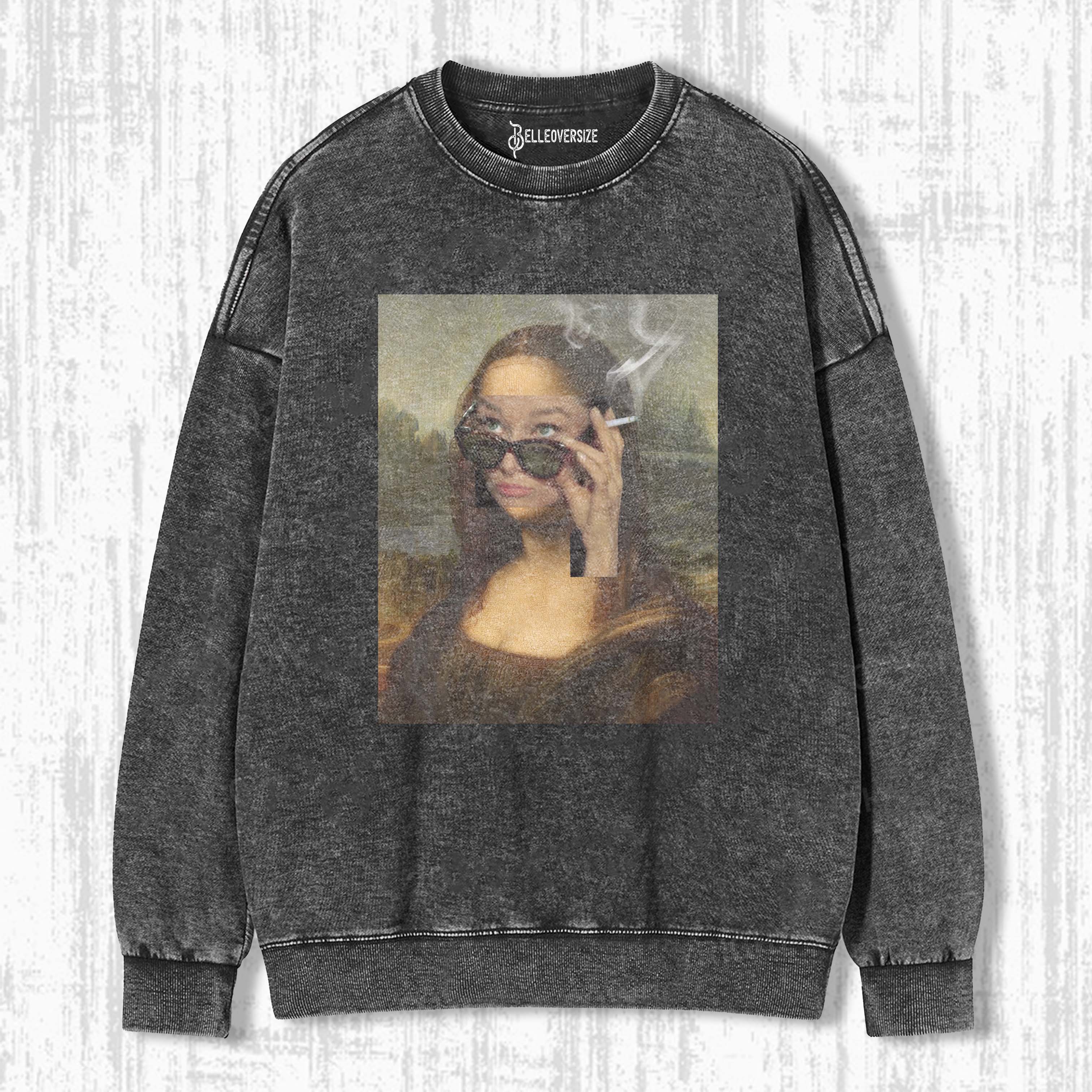 MONNA LISA & AUDREY HEPBURN SWEATSHIRTS  