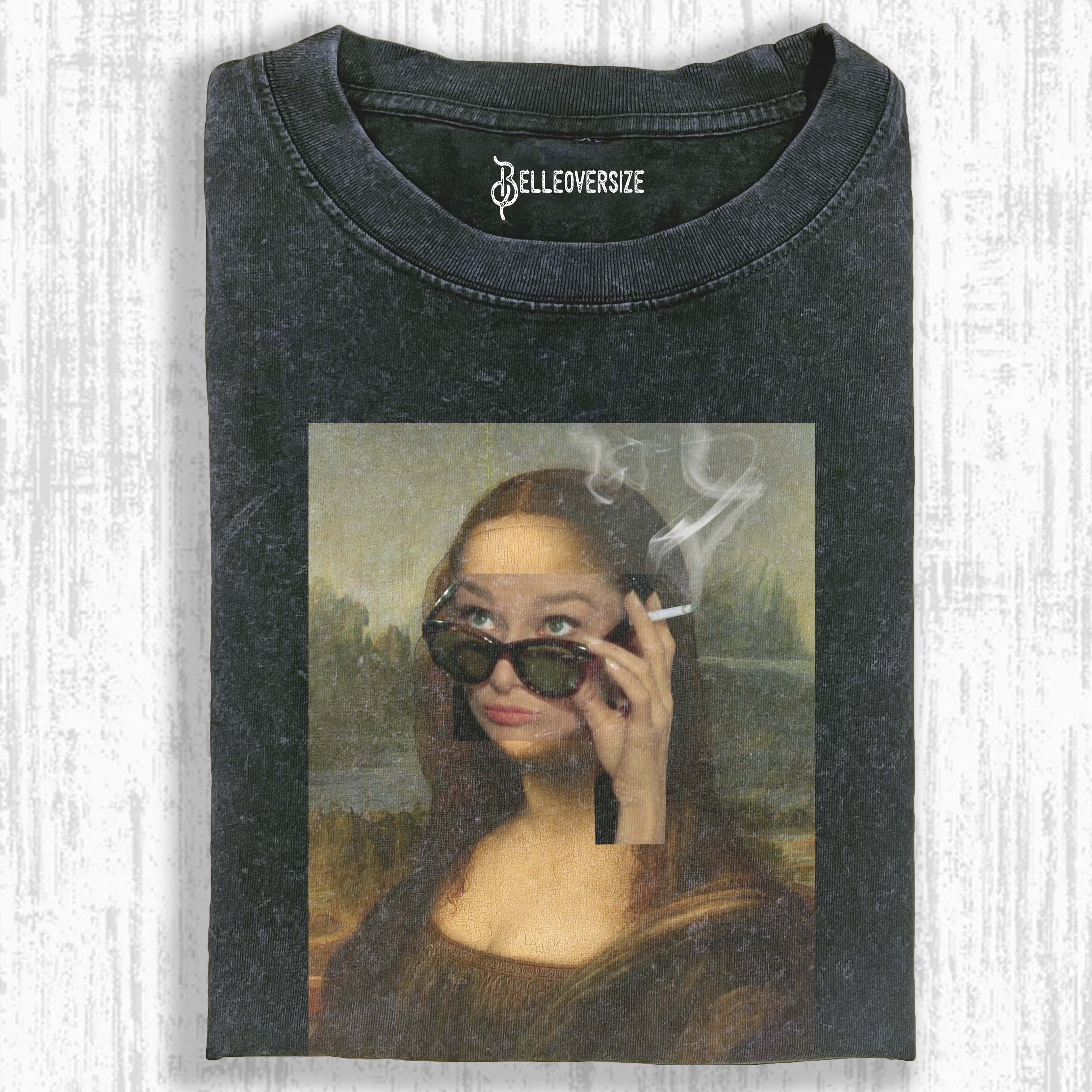 MONNA LISA & AUDREY HEPBURN T-SHIRT