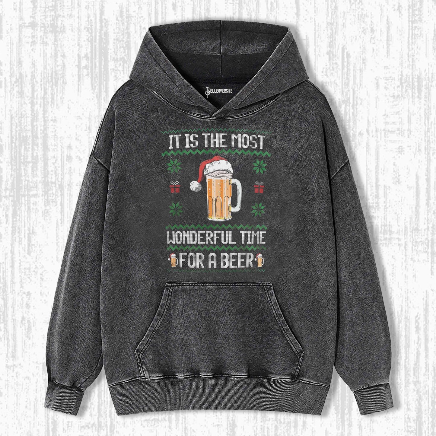 MOST WONDERFUL TIME FOR A BEER CHRISTMAS HOODIE