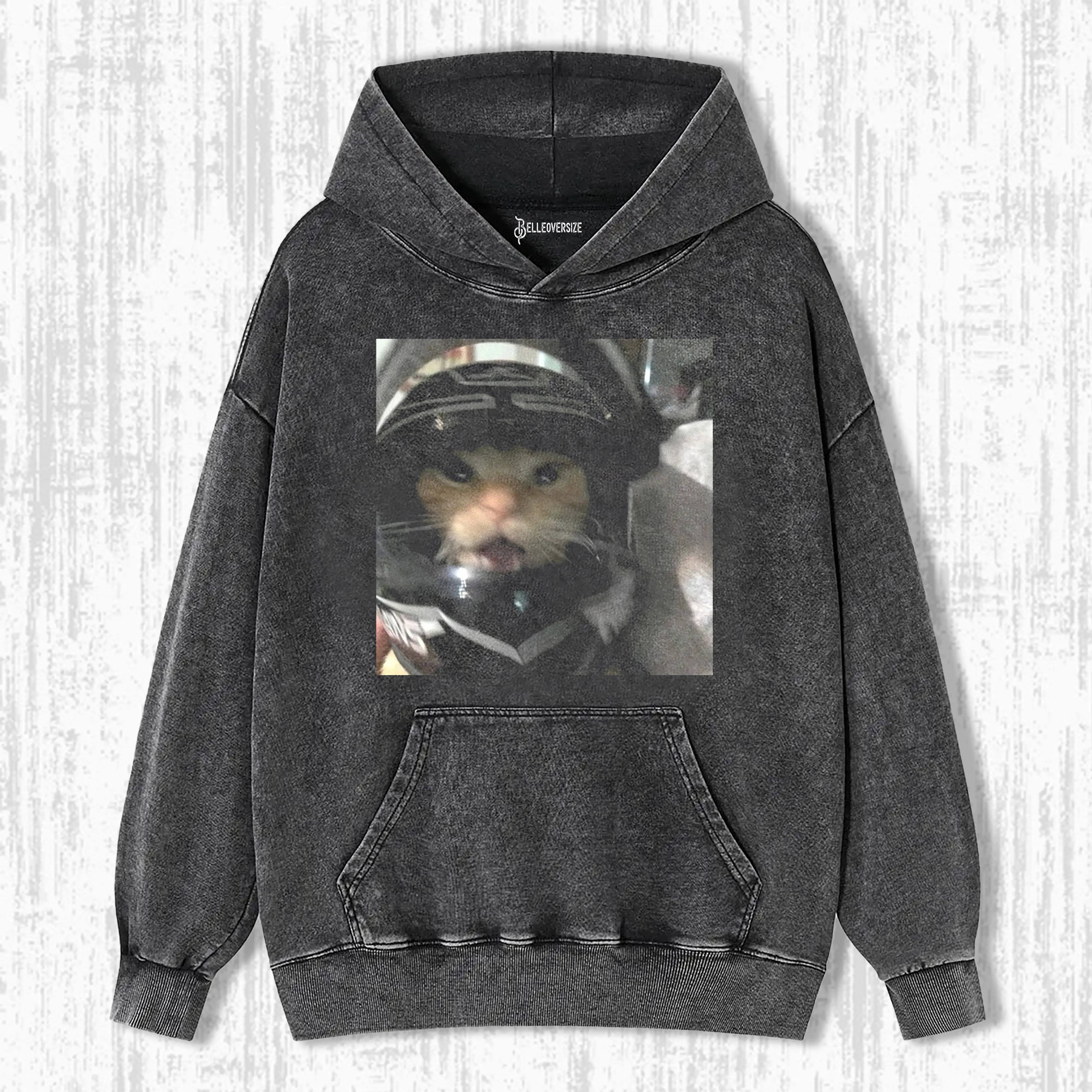 MOTORCYCLE CAT HOODIE