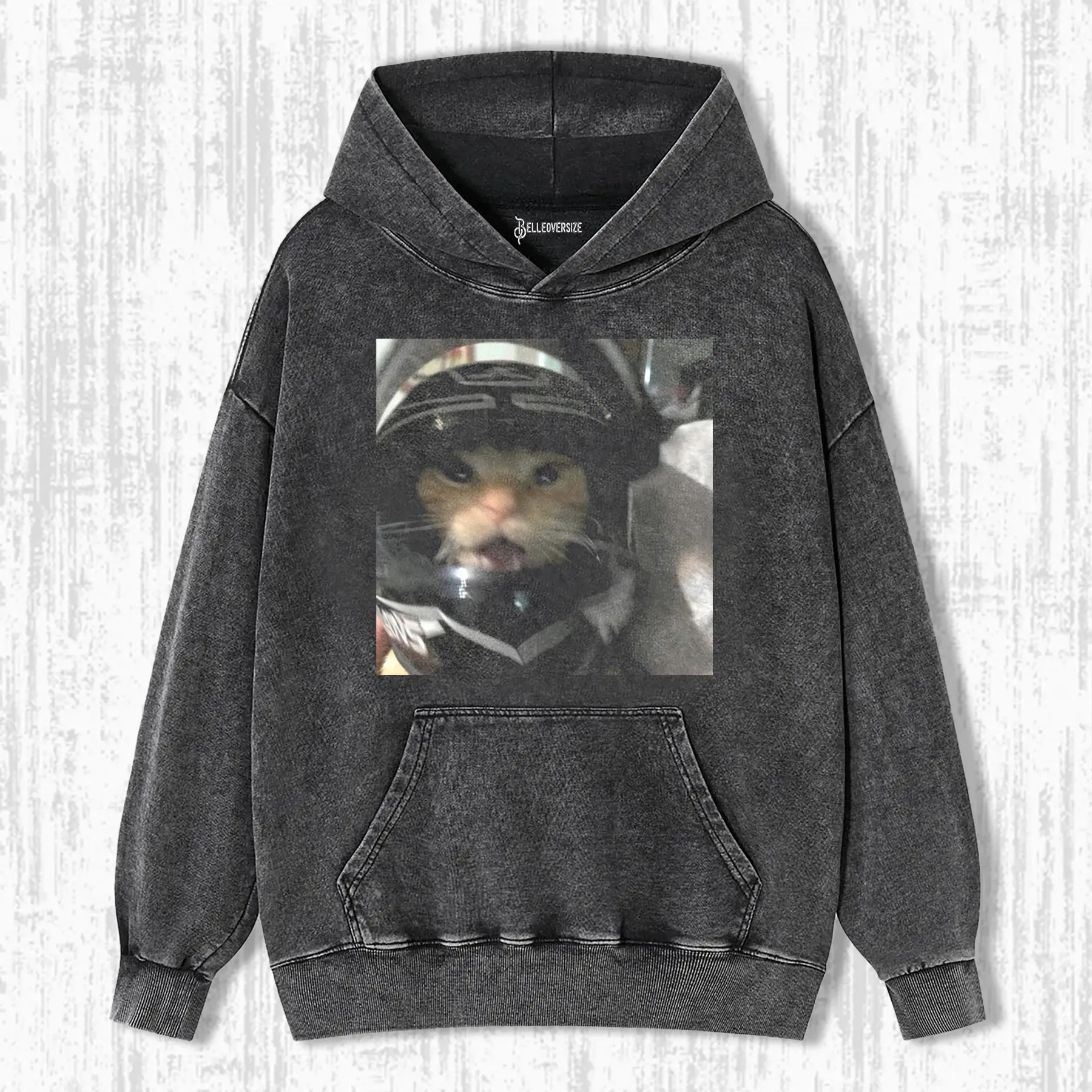 MOTORCYCLE CAT HOODIE