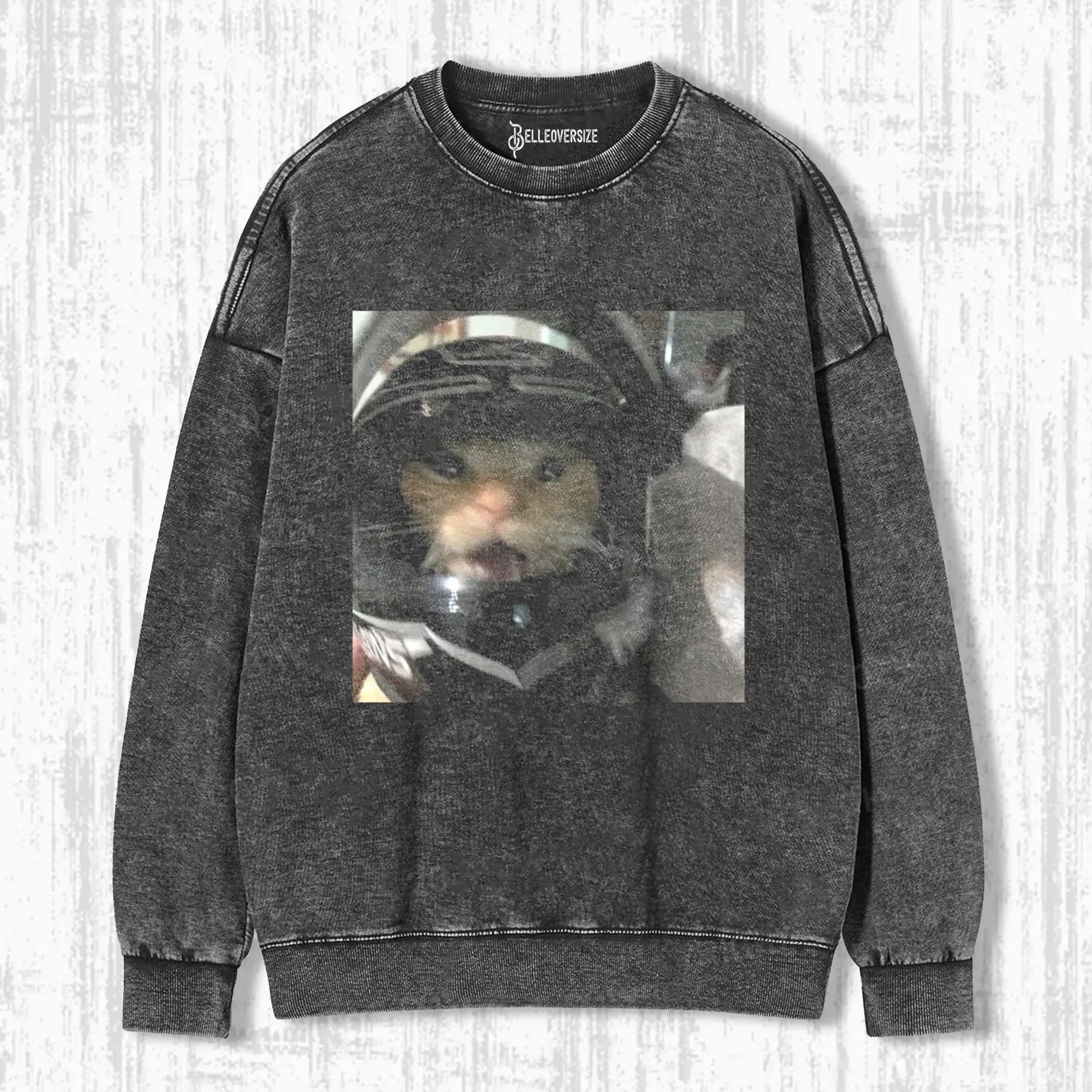 MOTORCYCLE CAT SWEATSHIRTS