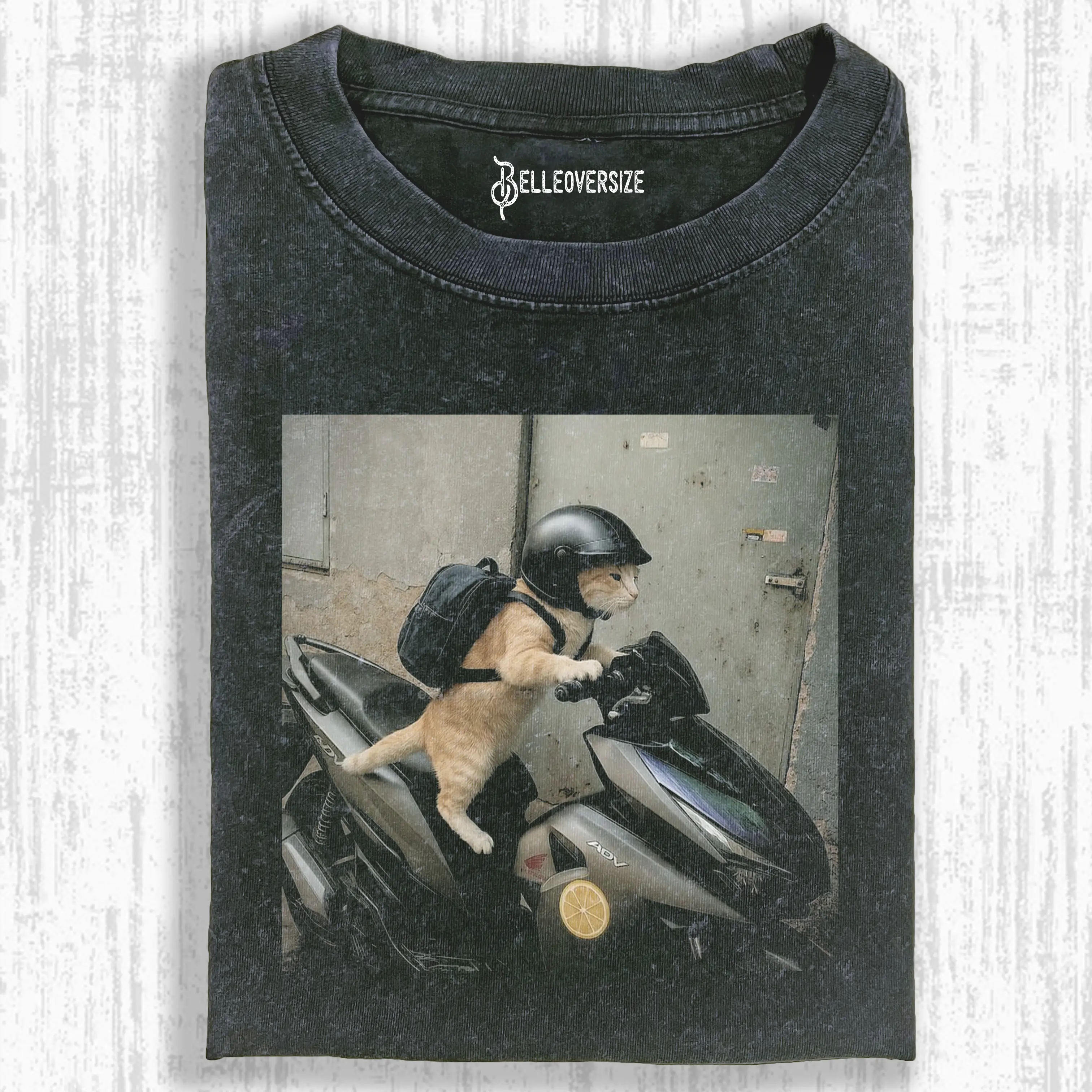 MOTORCYCLE CAT T-SHIRT 