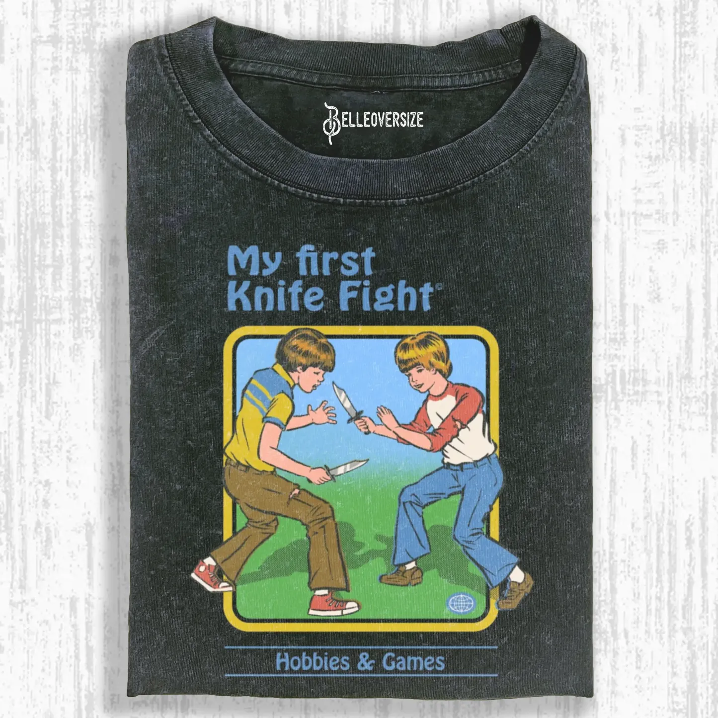 MY FIRST KNIFE FIGHT T-SHIRT