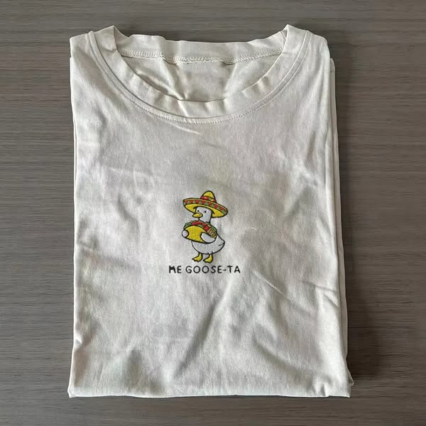 Mexican Goose Embroidered T-Shirt