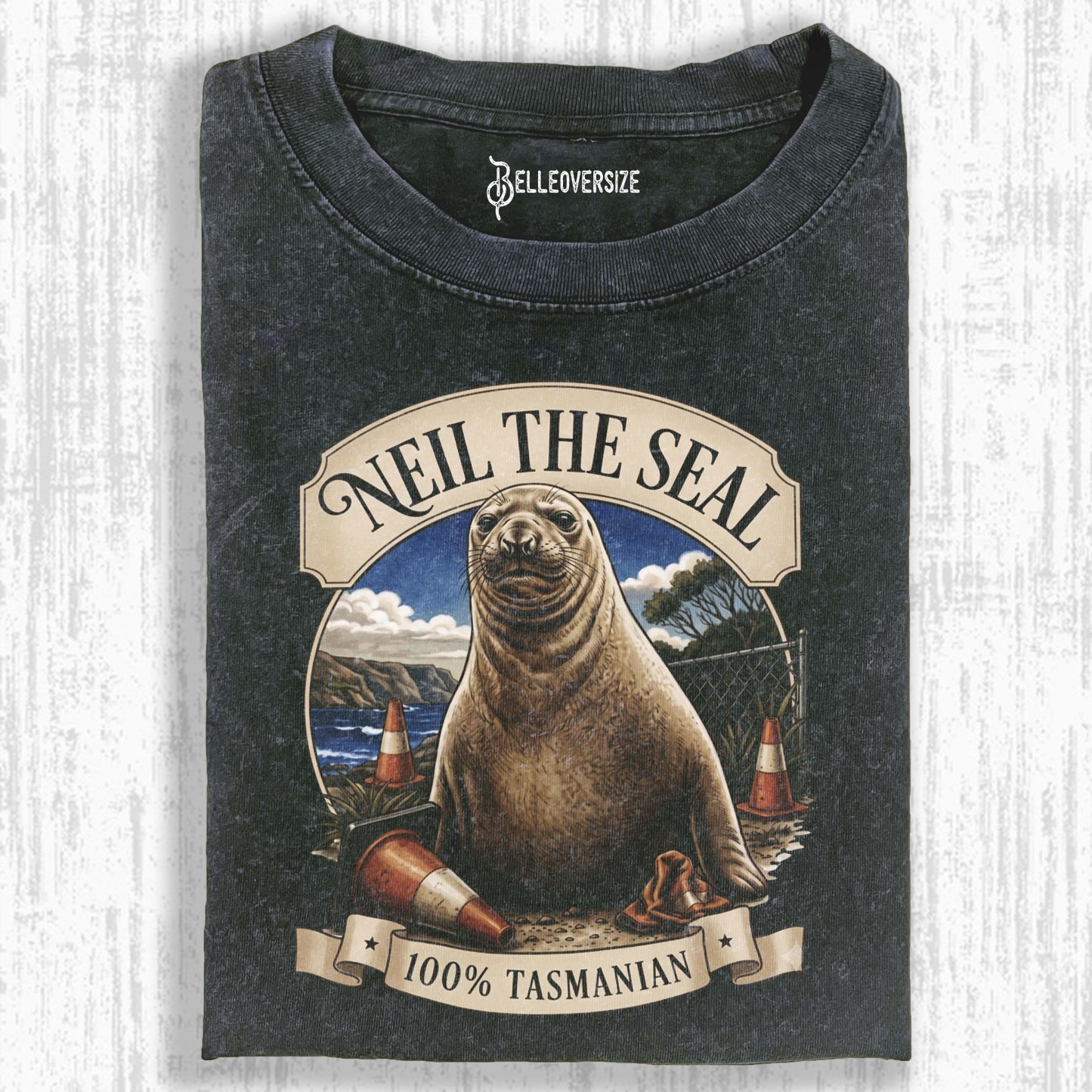 NEIL THE SEAL GRAPHIC T-SHIRT