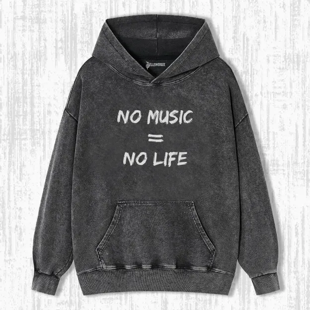 NO MUSIC = NO LIFE HOODIE